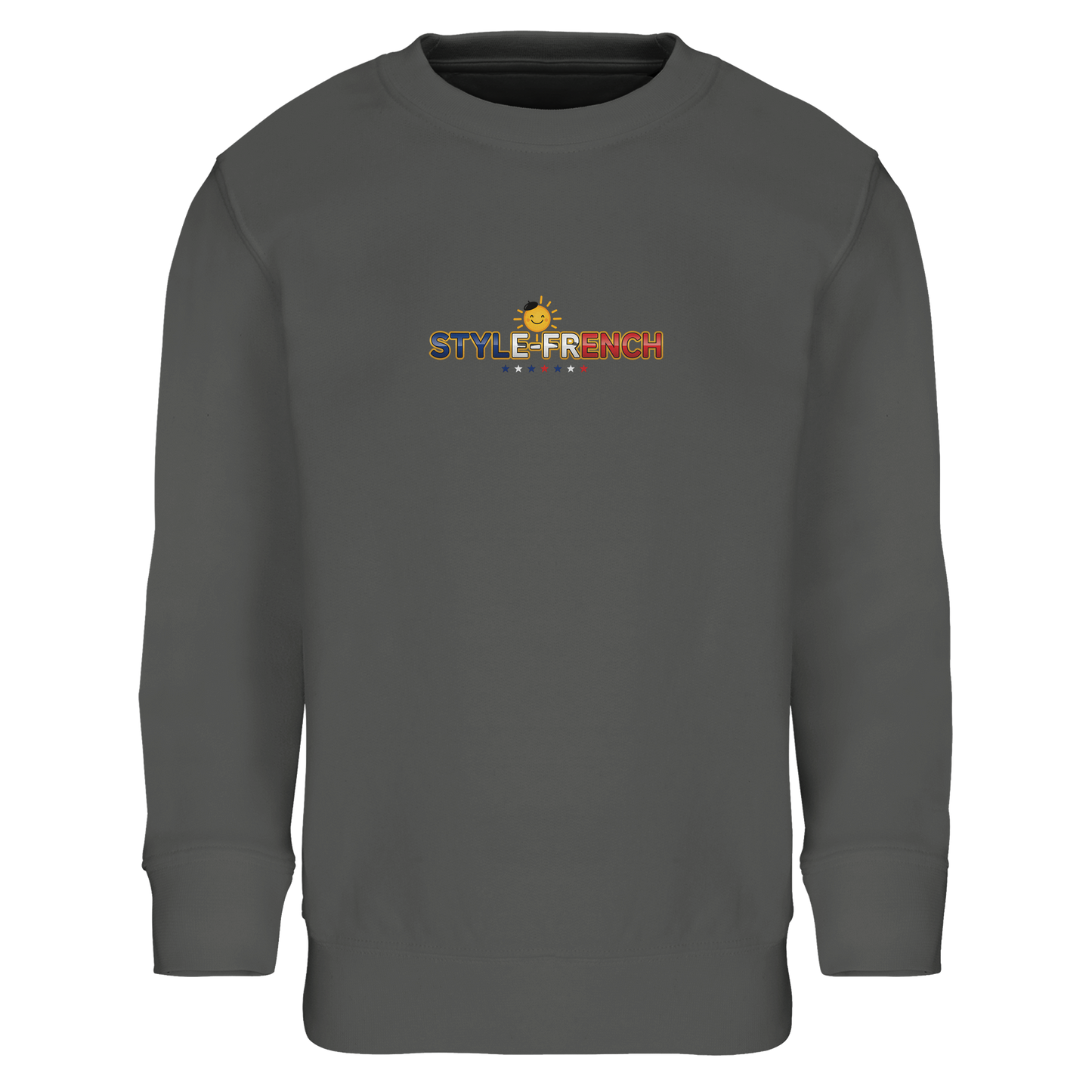 Mädchen-Sweatshirt French-Stil „La France c'est toi“ aus recyceltem Mischgewebe | SOL'S Columbia Kids 04239