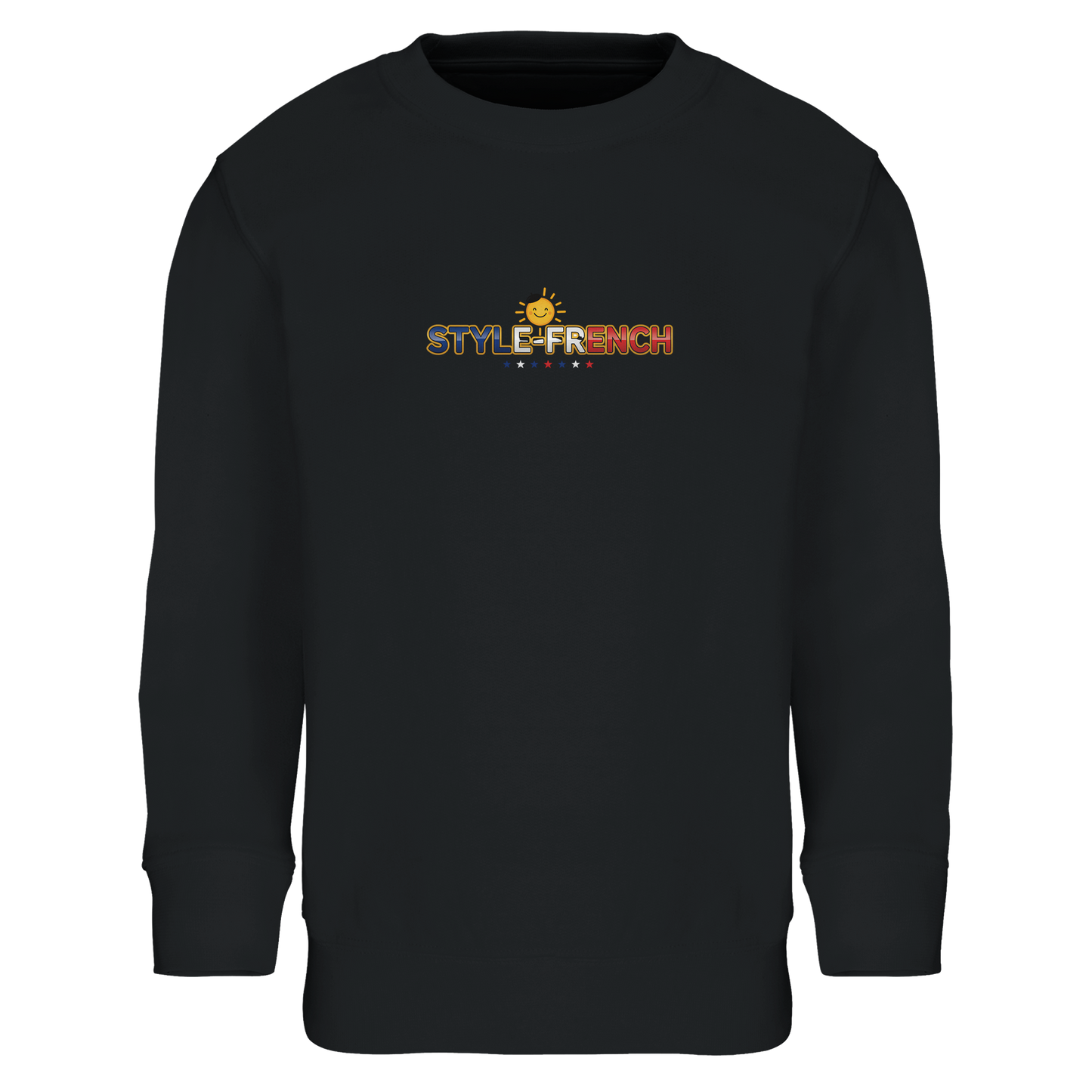 Sweat-shirt fille "Petites Françaises au Grand Cœur" – Confort Éco-Responsable