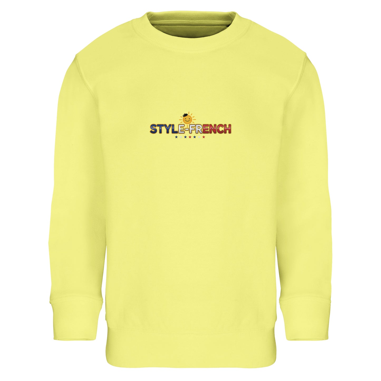 Mädchen-Sweatshirt im französischen Stil „la France dans mon cœur“ aus recyceltem Mischgewebe | SOL'S Columbia Kids 04239