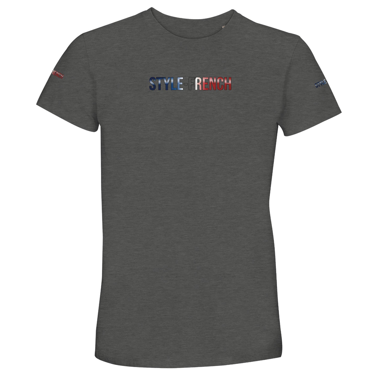 T-Shirt Herren Frankreich-Stil Rundhals recycelte Mischung | SOL'S RE Crusader 04233