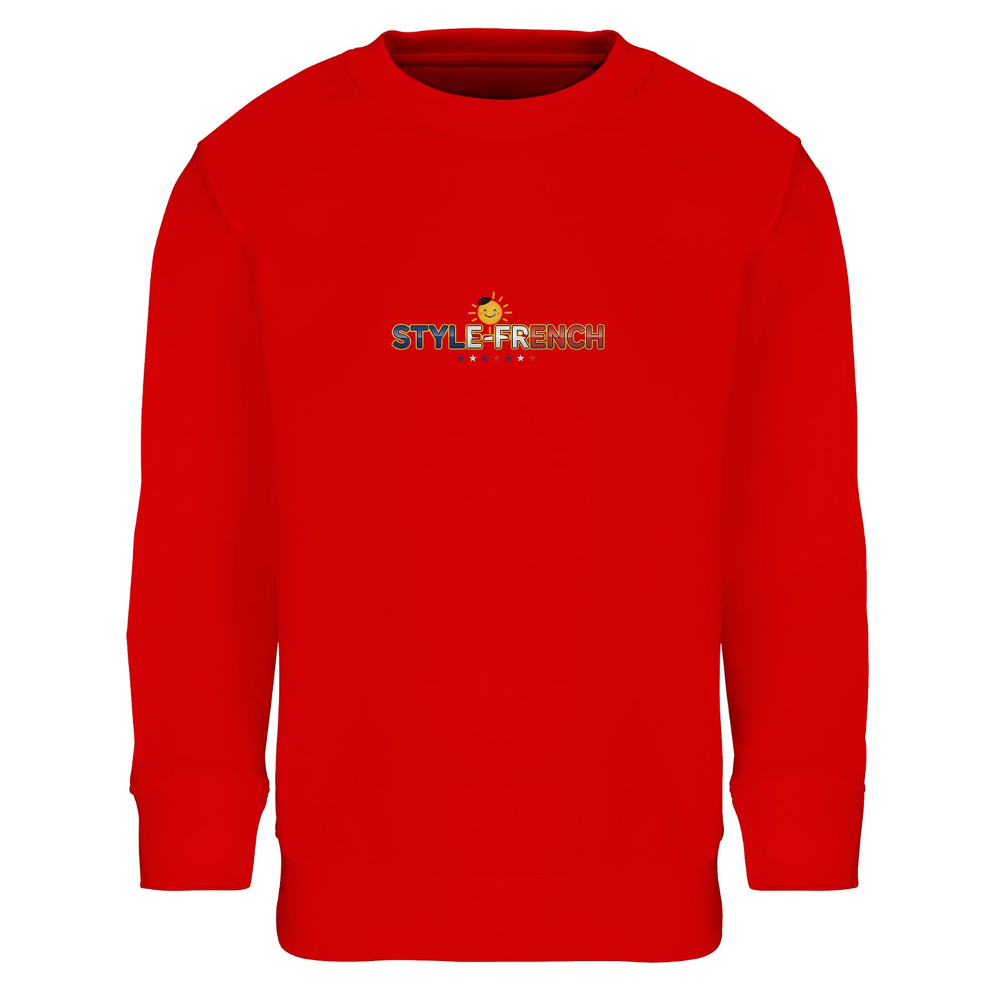 Mädchen-Sweatshirt im französischen Stil „la France dans mon cœur“ aus recyceltem Mischgewebe | SOL'S Columbia Kids 04239