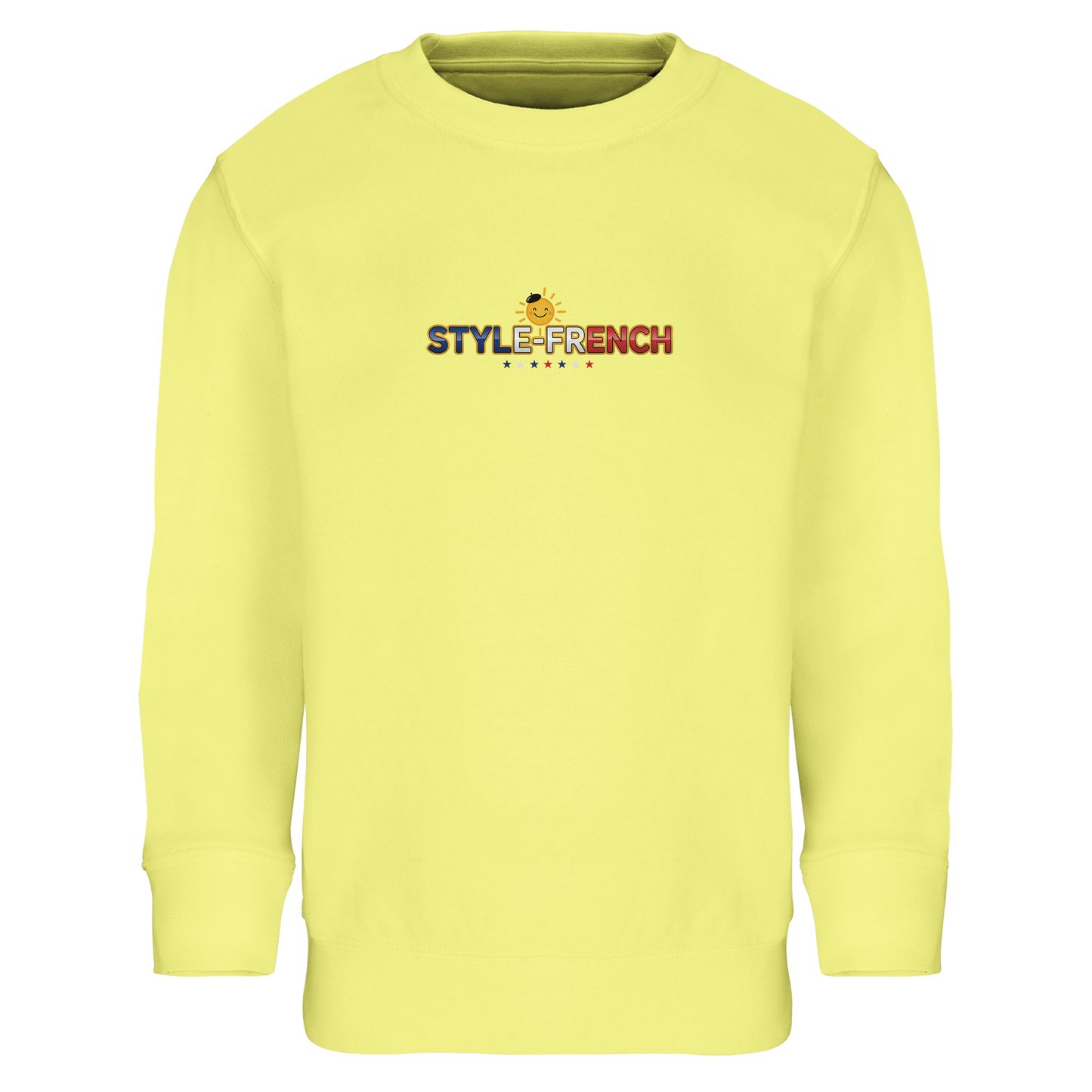 Sweat-shirt fille "Petites Françaises au Grand Cœur" – Confort Éco-Responsable
