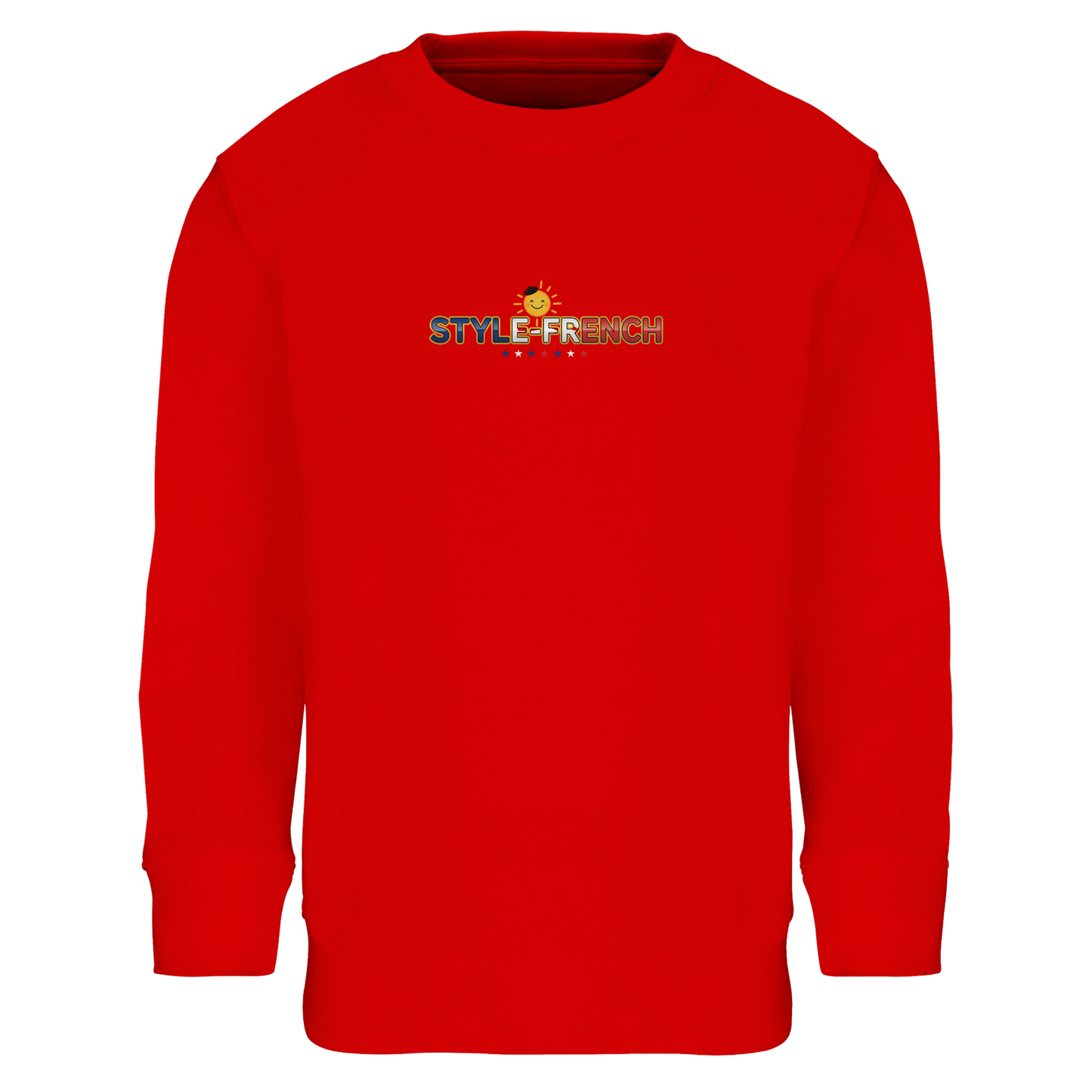 Jungen-Sweatshirt kleiner Franzose in den Sternen | SOL'S Columbia Kids 04239 recycelte Mischung