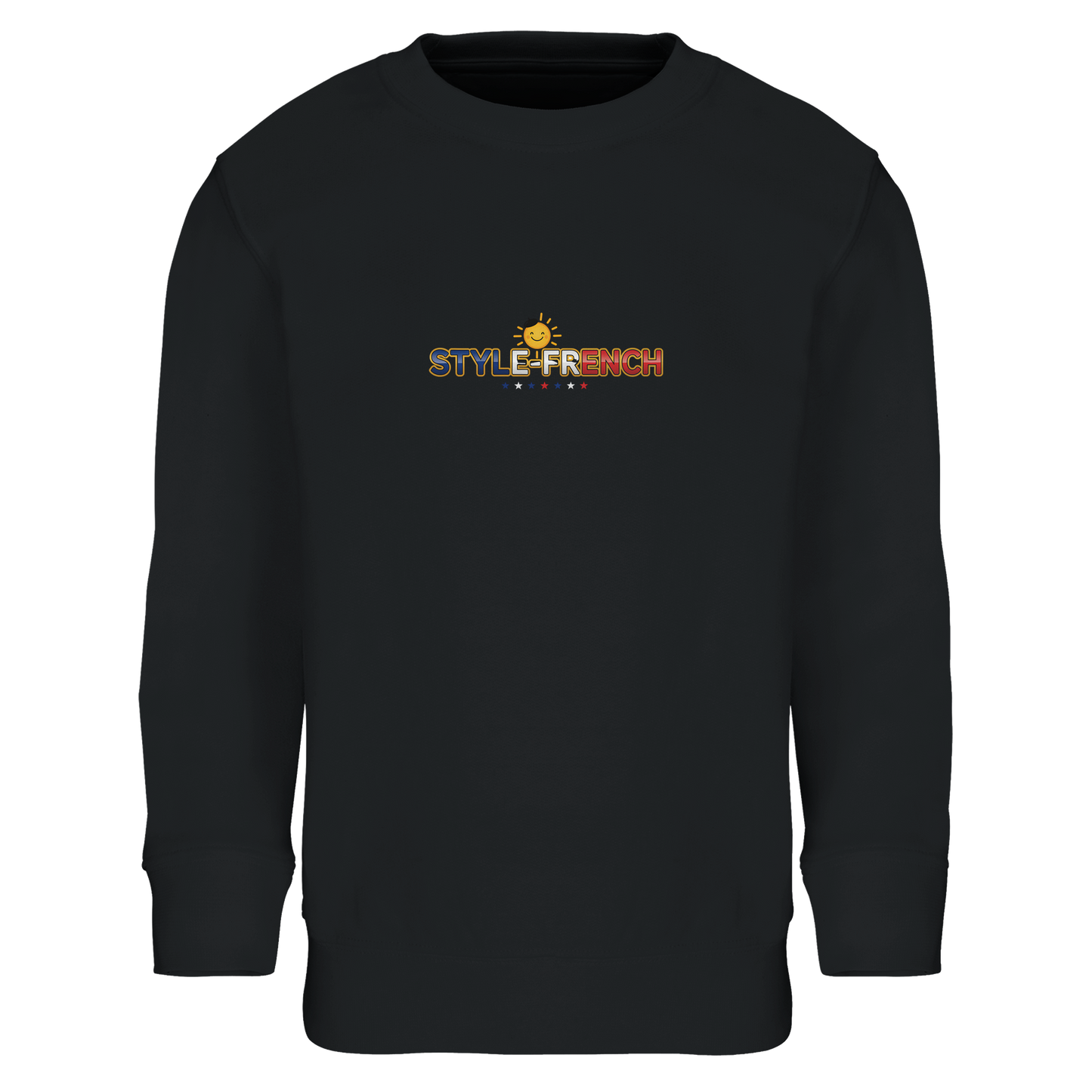 Sweatshirt im französischen Stil für kleine Chefinnen mit großem Talent, aus recyceltem Mischgewebe | SOL'S Columbia Kids 04239