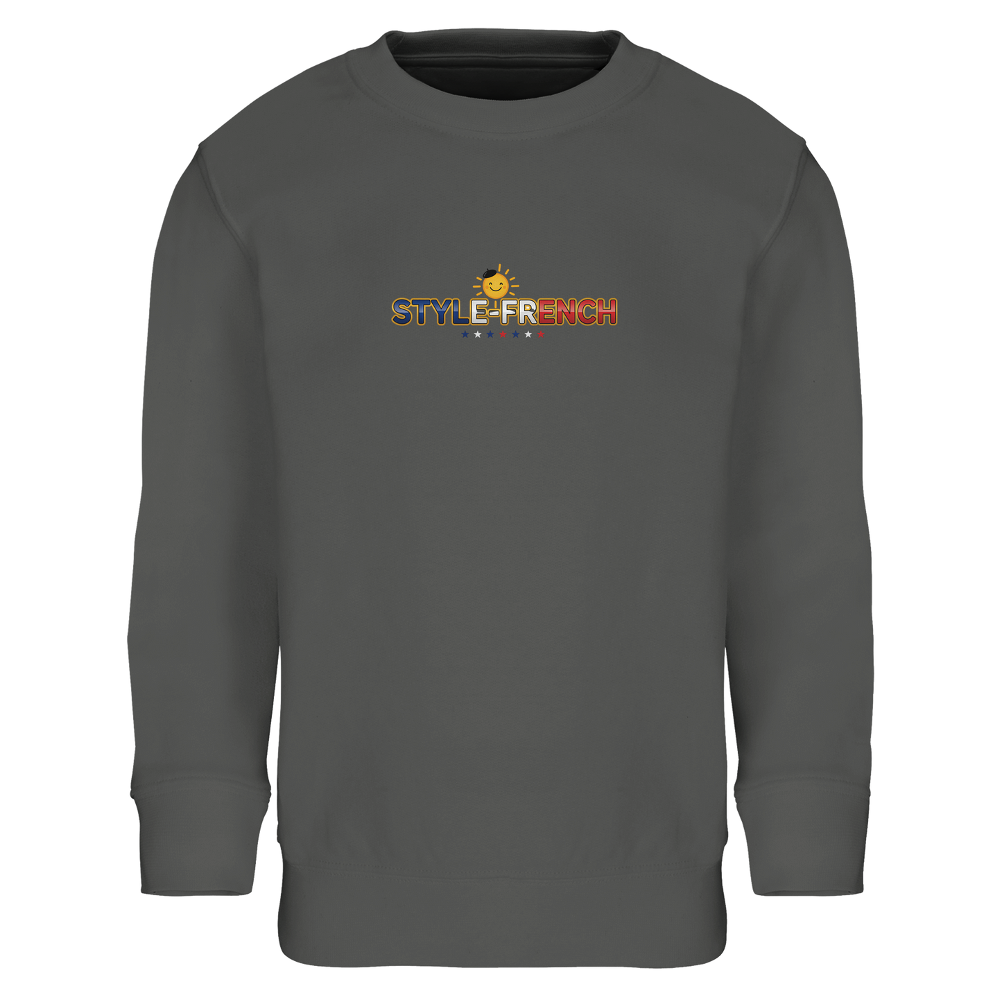 Sweat-shirt fille "Petites Françaises au Grand Cœur" – Confort Éco-Responsable