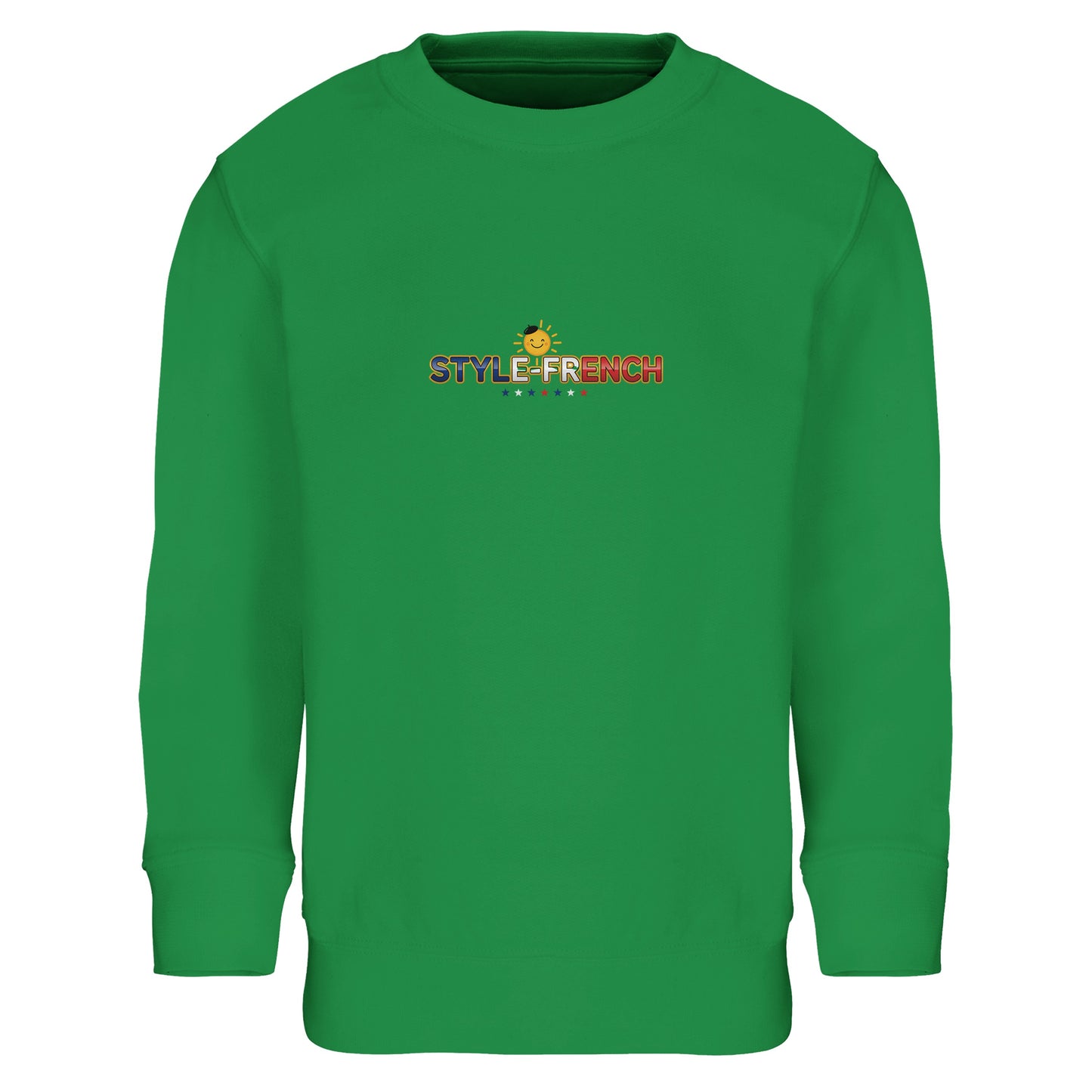 Mädchen-Sweatshirt im französischen Stil „la France dans mon cœur“ aus recyceltem Mischgewebe | SOL'S Columbia Kids 04239