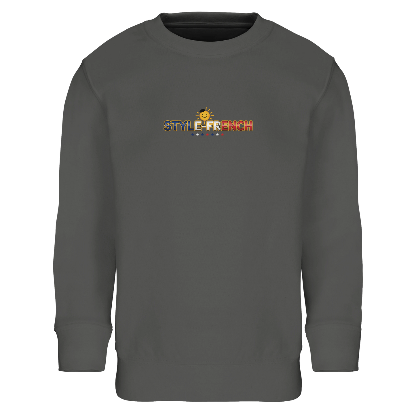 Jungen-Sweatshirt kleiner Franzose in den Sternen | SOL'S Columbia Kids 04239 recycelte Mischung
