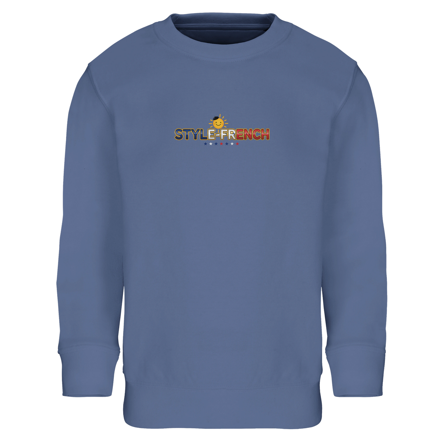 Jungen-Sweatshirt kleiner Franzose in den Sternen | SOL'S Columbia Kids 04239 recycelte Mischung