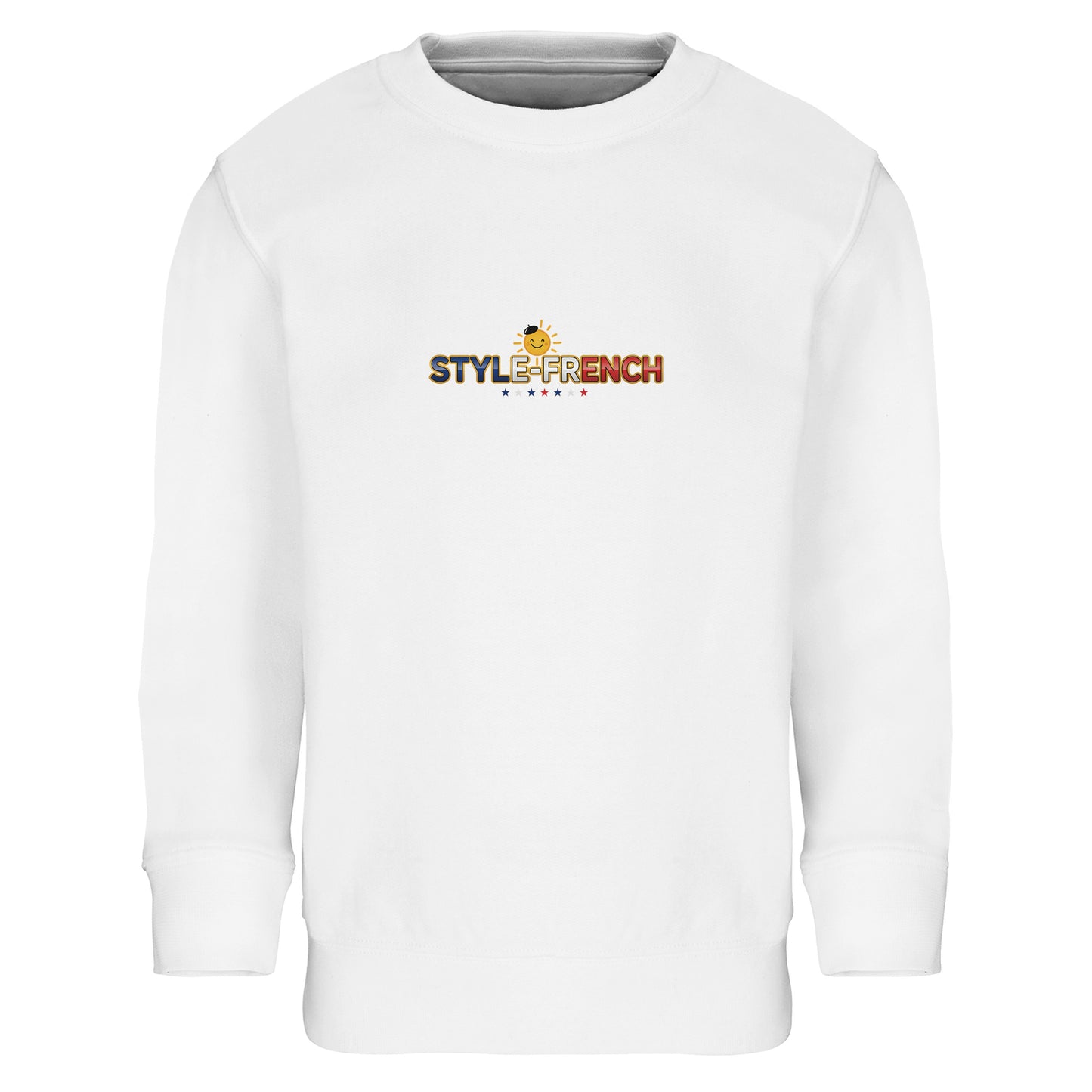 Mädchen-Sweatshirt im französischen Stil „la France dans mon cœur“ aus recyceltem Mischgewebe | SOL'S Columbia Kids 04239