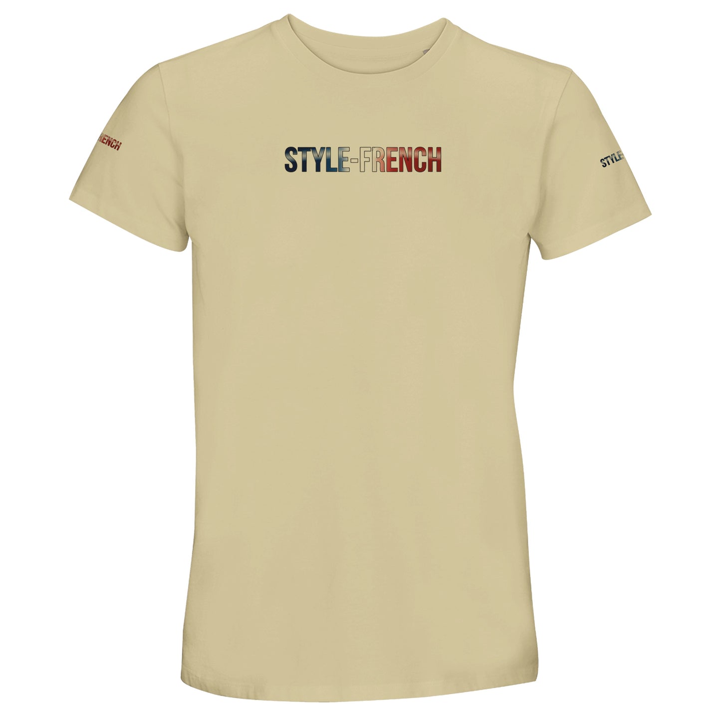T-Shirt Herren Frankreich-Stil Rundhals recycelte Mischung | SOL'S RE Crusader 04233