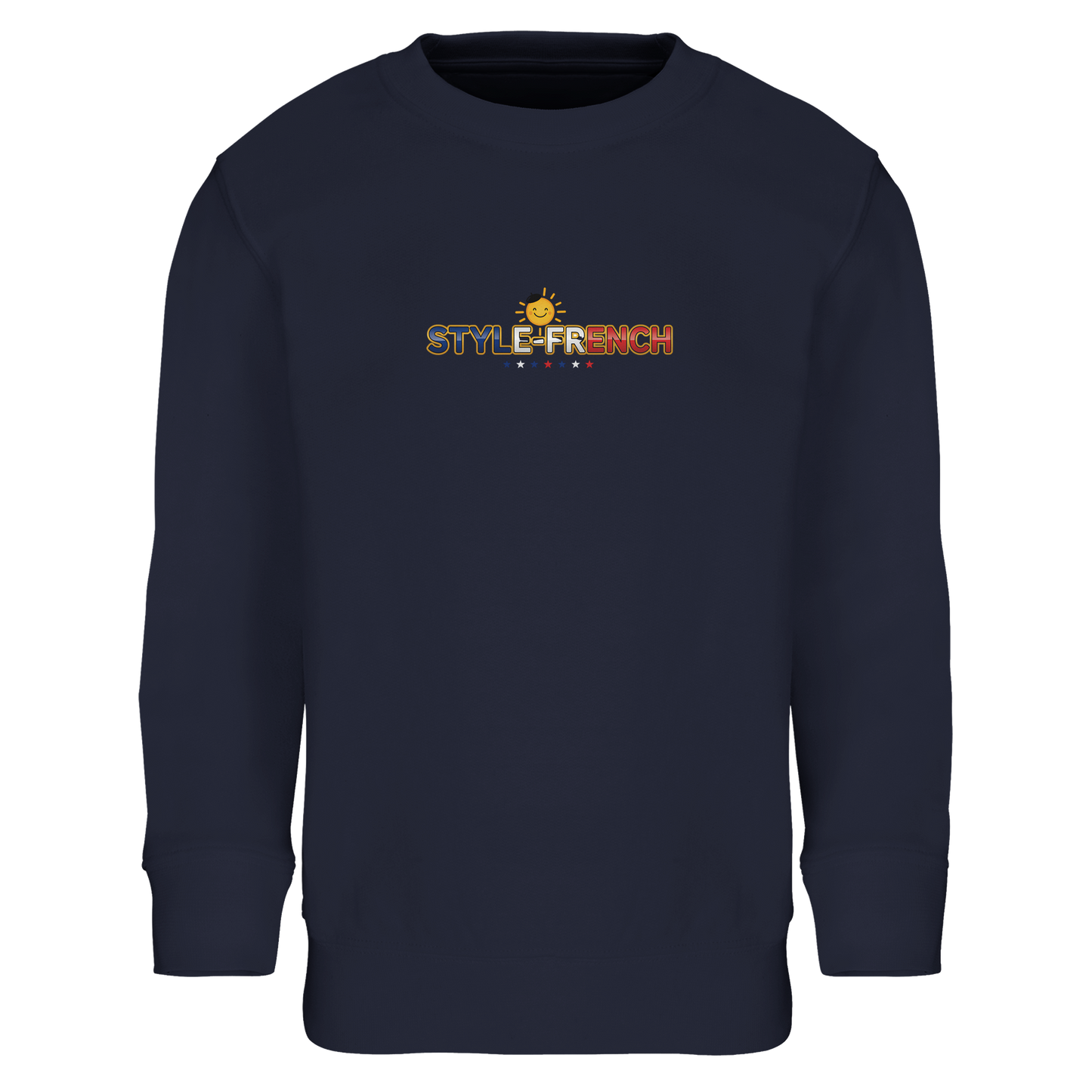 Sweat-shirt fille "Petites Françaises au Grand Cœur" – Confort Éco-Responsable