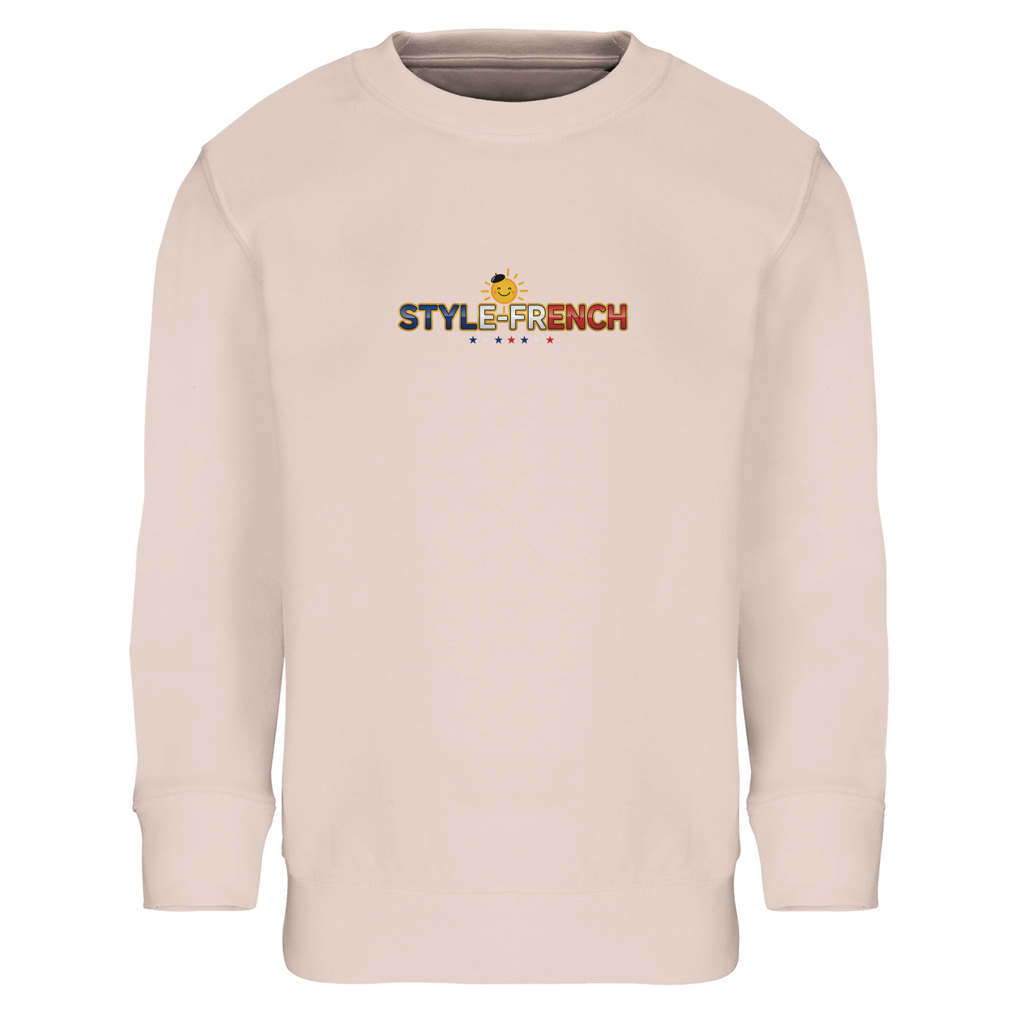 Sweat-shirt fille "Petites Françaises au Grand Cœur" – Confort Éco-Responsable