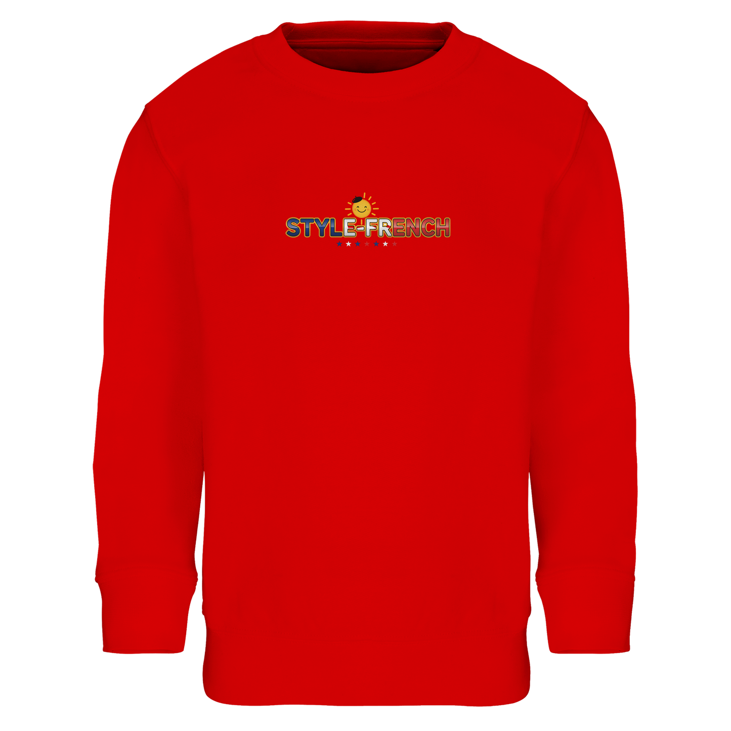 Sweat-shirt fille "Petites Françaises au Grand Cœur" – Confort Éco-Responsable