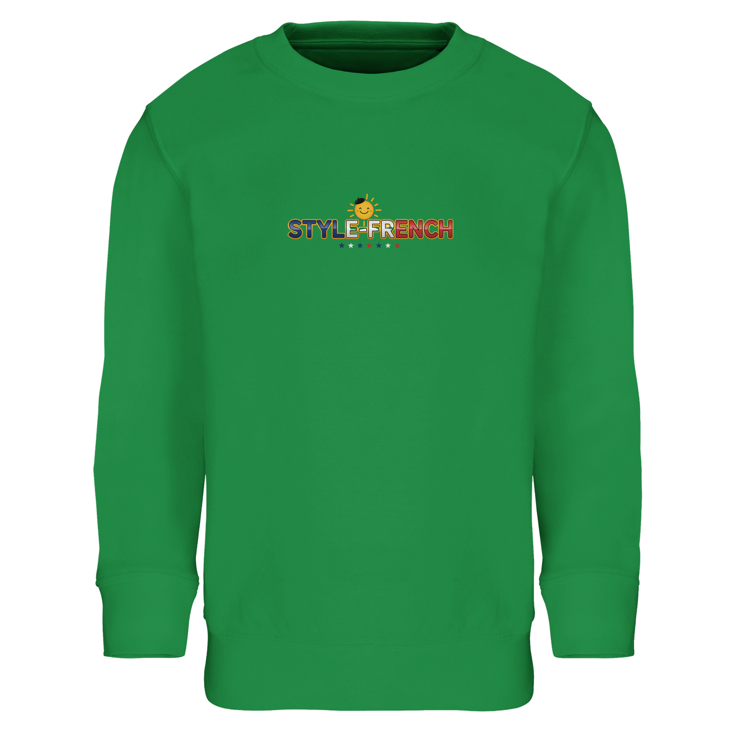 Sweat-shirt fille "Petites Françaises au Grand Cœur" – Confort Éco-Responsable