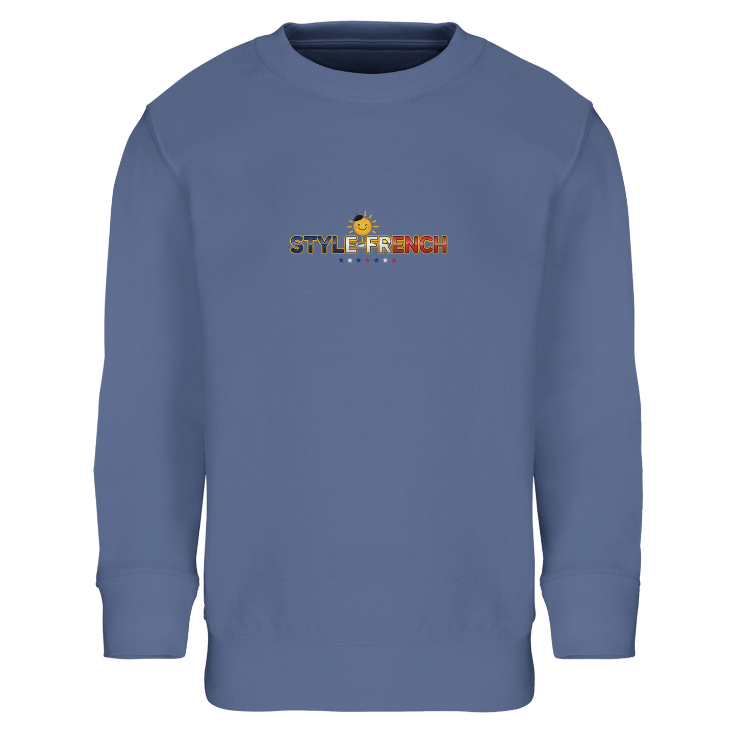 Sweatshirt im französischen Stil für kleine Chefinnen mit großem Talent, aus recyceltem Mischgewebe | SOL'S Columbia Kids 04239
