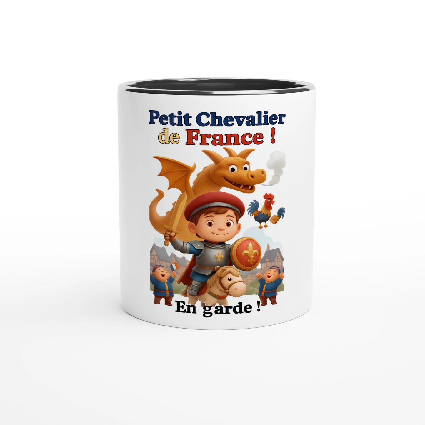 Keramikbecher Kleiner Ritter Frankreich 325 ml (11 oz)