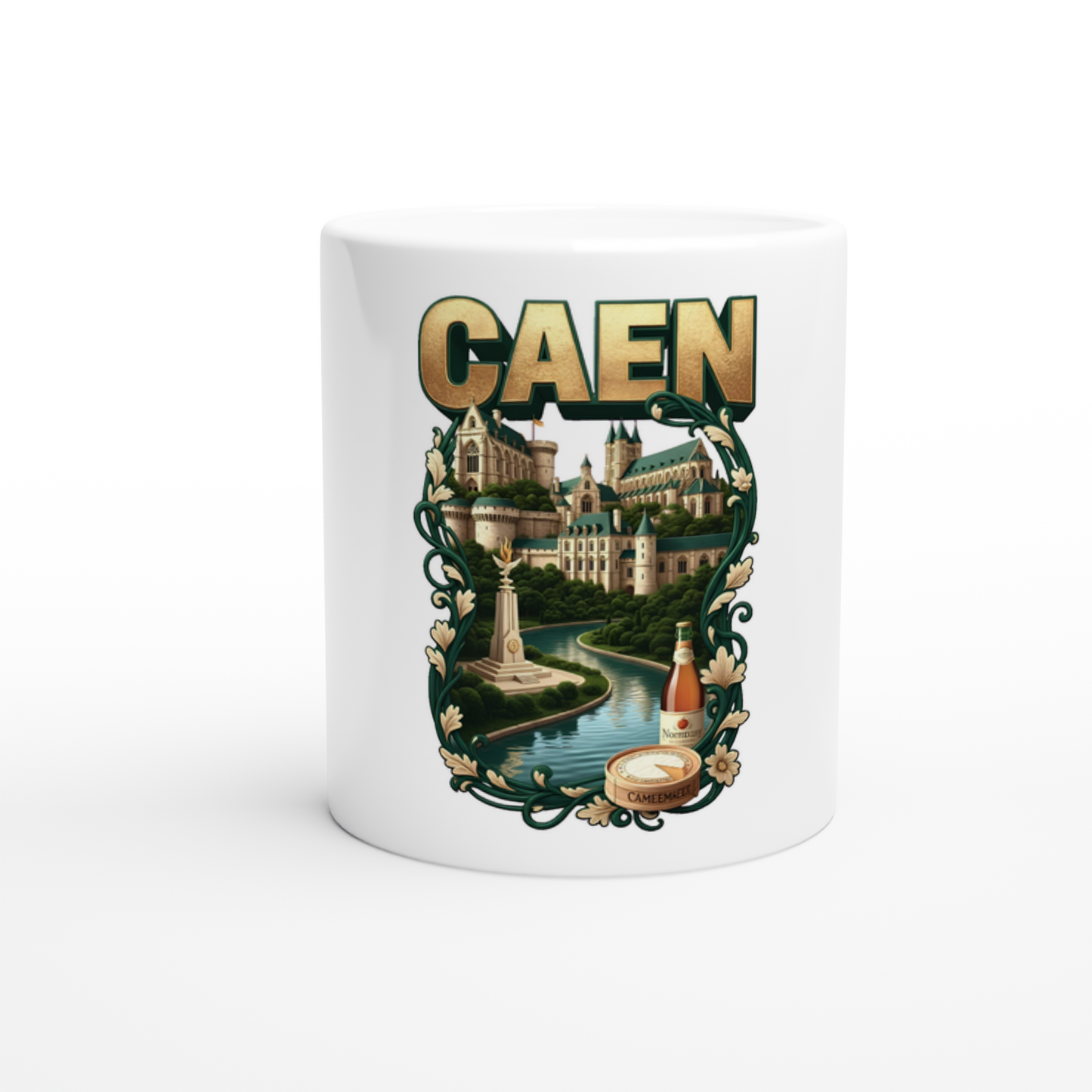 Keramiktasse Caen, Frankreich, 325 ml (11 oz)