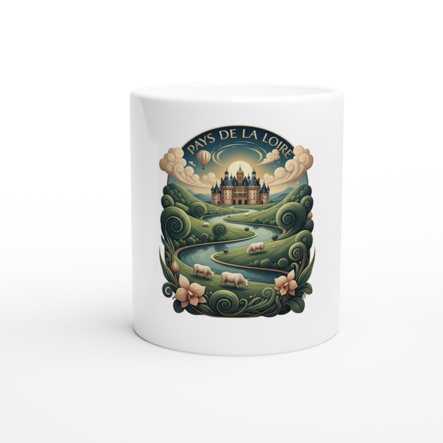 Loire Valley ceramic mug 325 ml (11 oz)