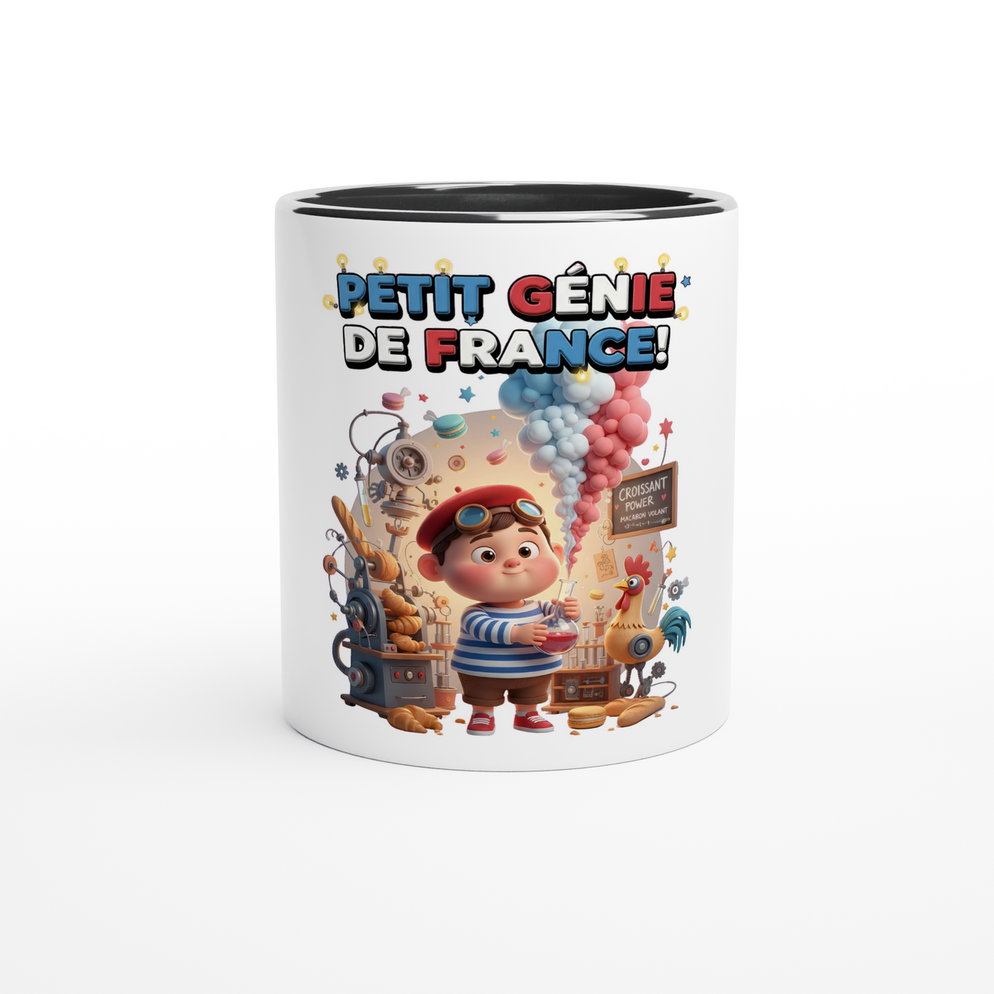 325 ml (11 oz) French Little Genius Ceramic Mug