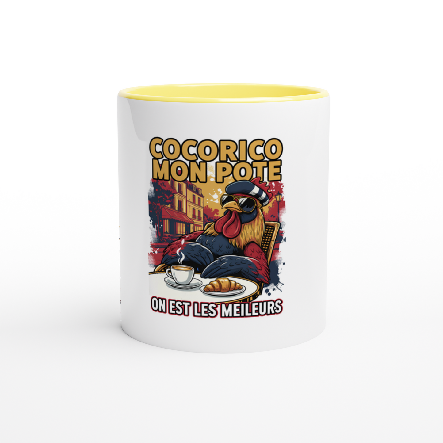 Keramiktasse "cocorico on est les meilleurs" mit 325 ml (11 oz)