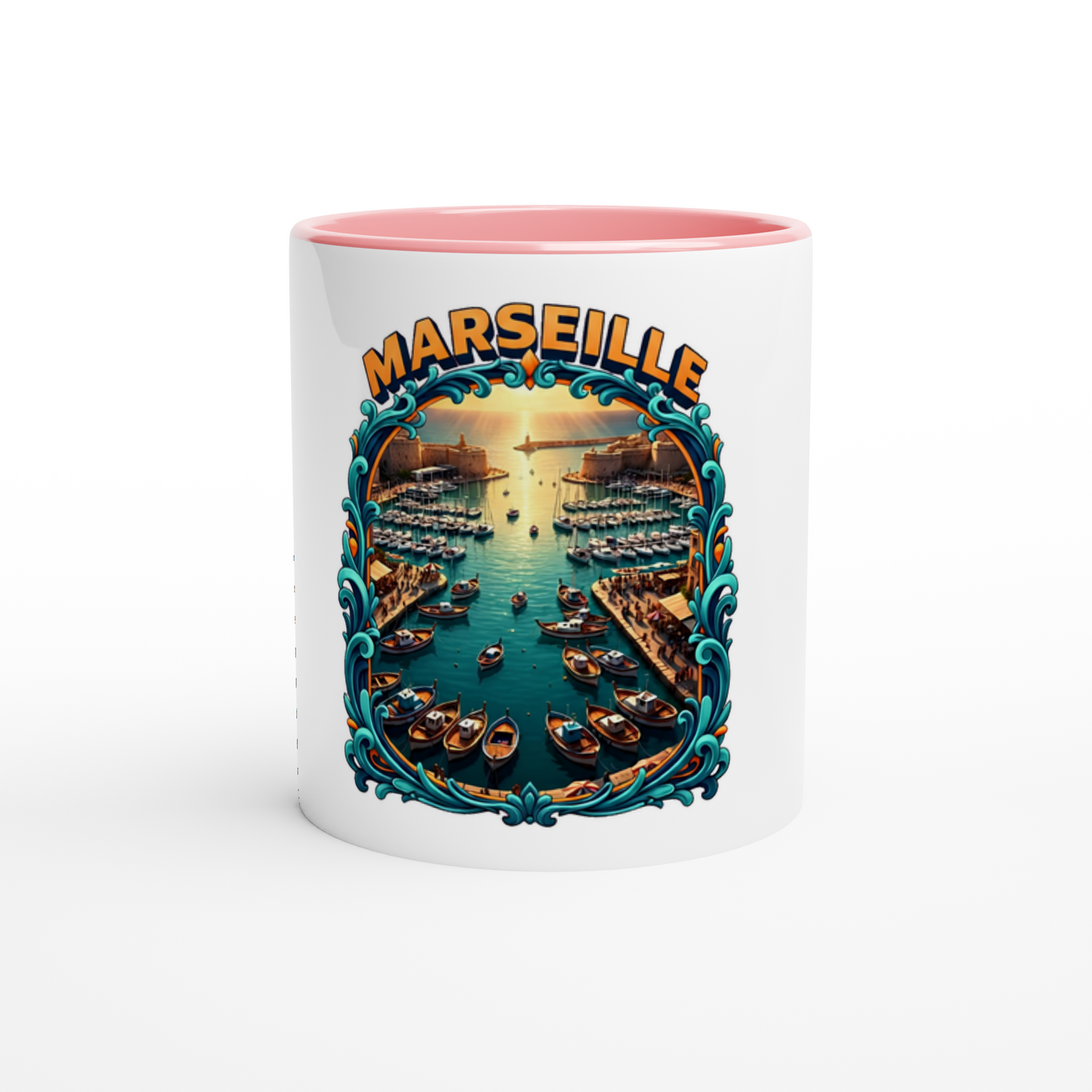 Keramikbecher der französischen Städte Marseille, 325 ml (11 oz)