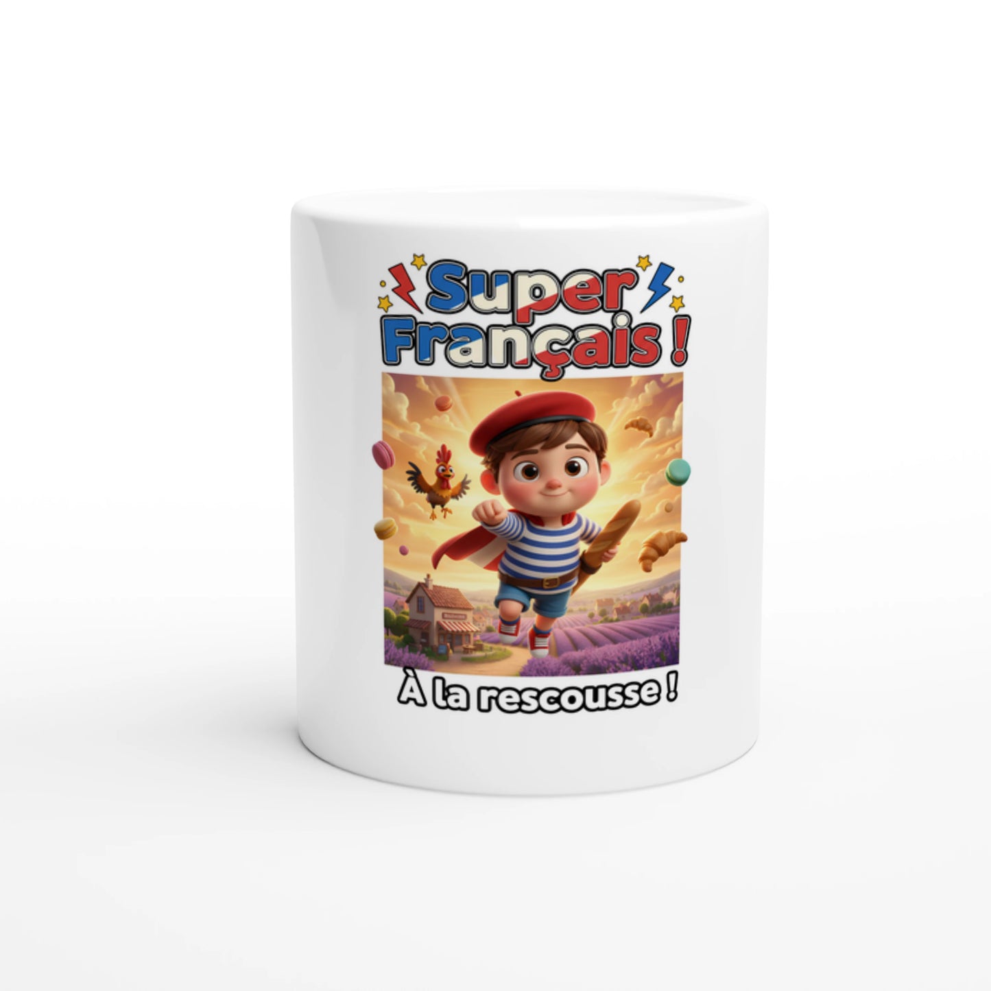 Super French ceramic mug - 325 ml (11 oz)