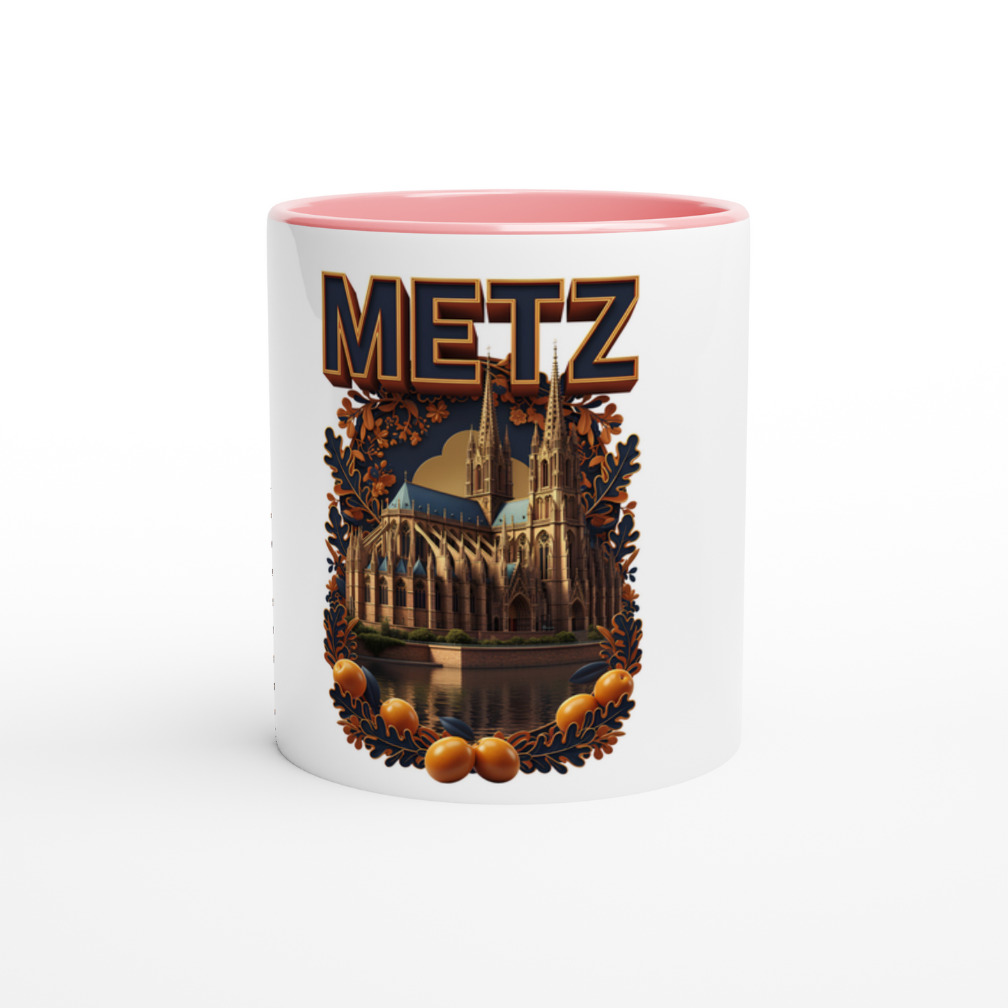 Keramikbecher Metz Stadt Frankreich 325 ml (11 oz)