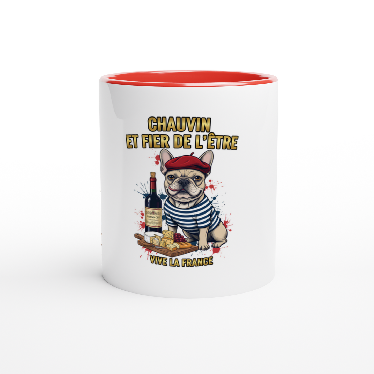 Keramikbecher mit Aufdruck „Chauvinistisch und stolz darauf“ – 325 ml (11 oz)