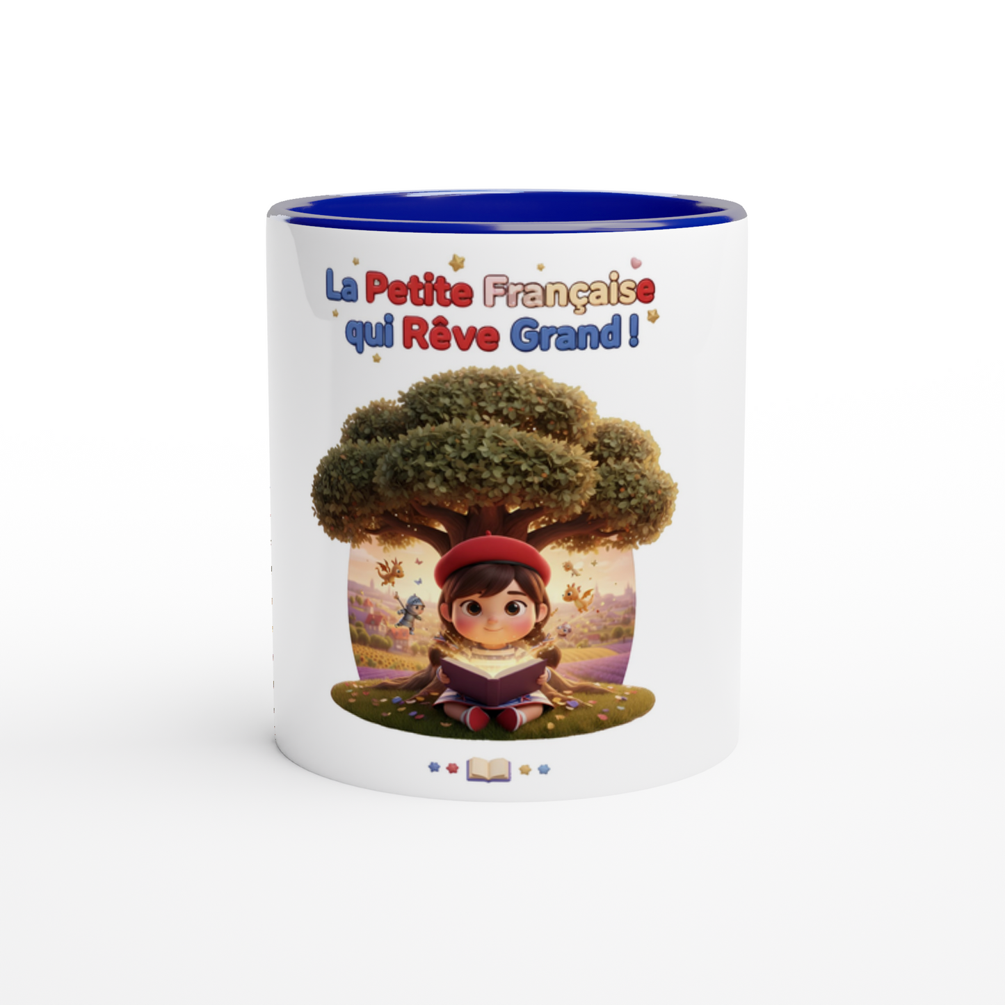 "Little French Girl Who Dreams Big" Ceramic Mug - 325 ml (11 oz)