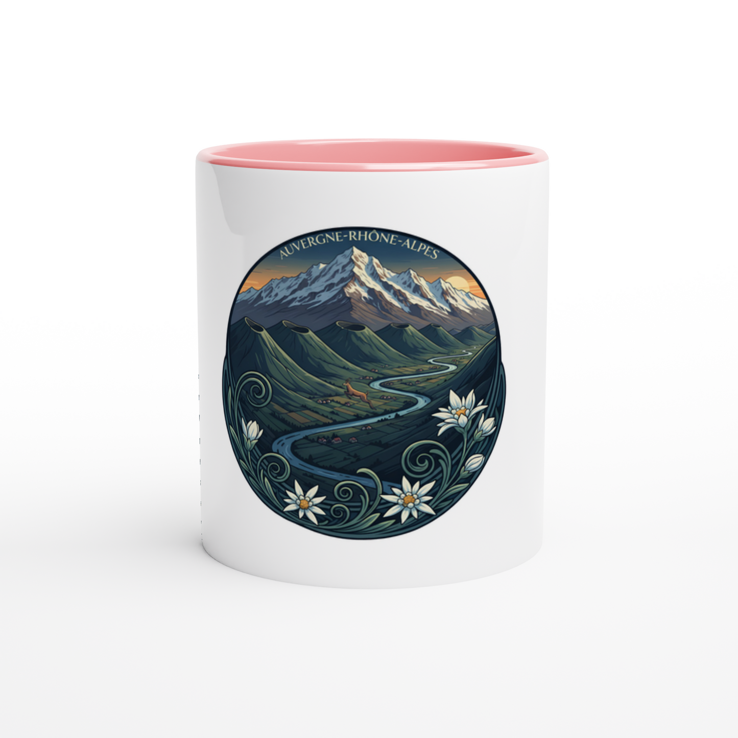 - 325 ml (11 oz) Keramiktasse Auvergne-Rhône-Alpes