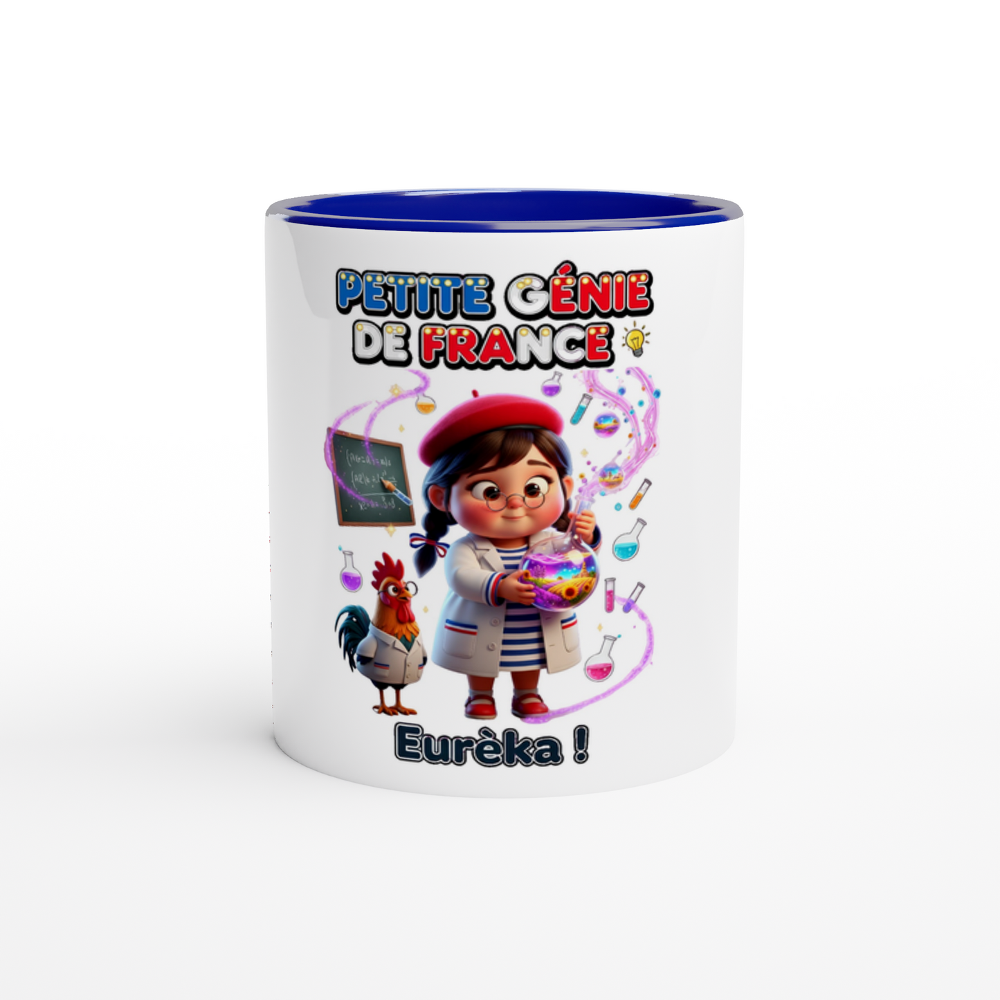 Keramikbecher "kleines Genie aus Frankreich" – 325 ml (11 oz)