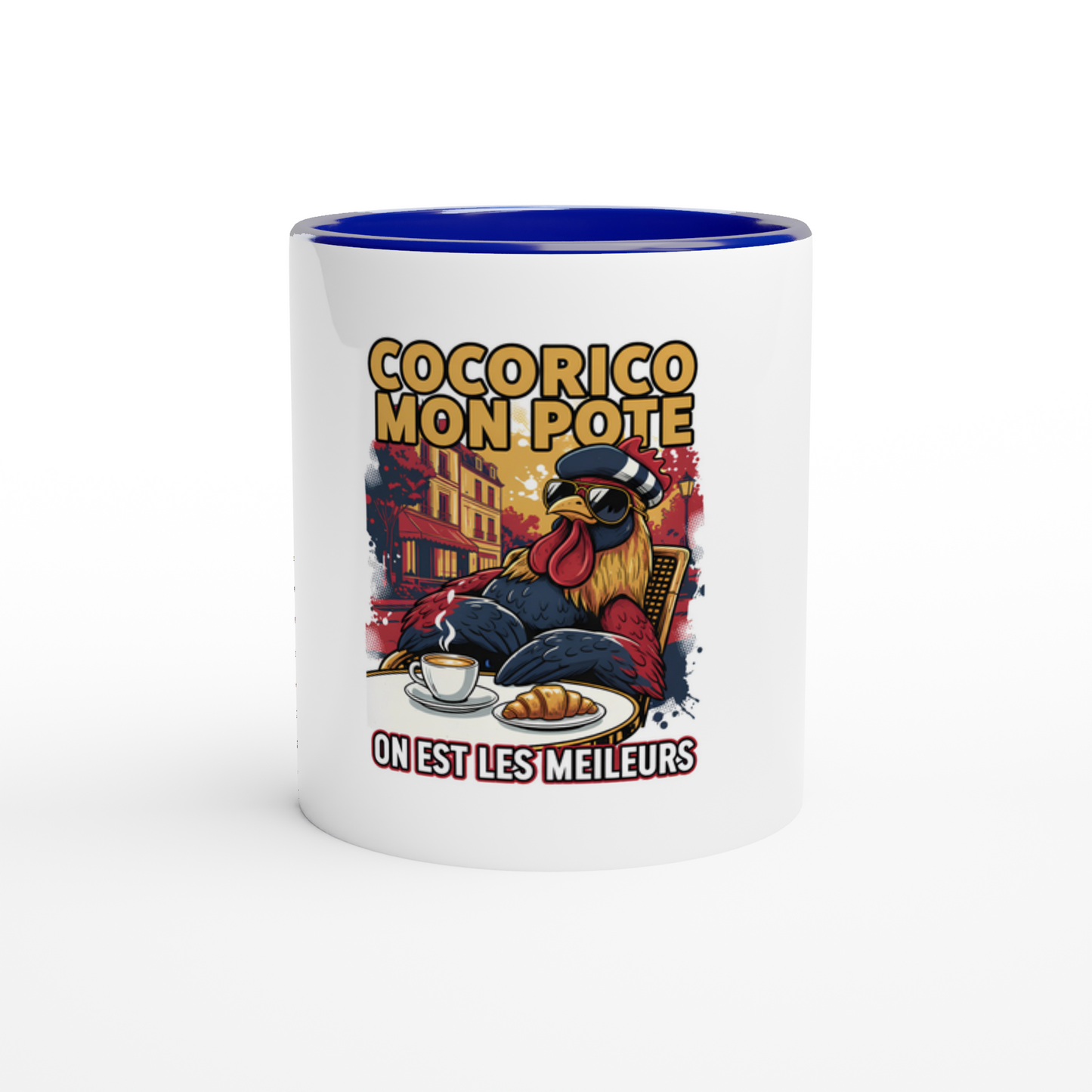 Keramiktasse "cocorico on est les meilleurs" mit 325 ml (11 oz)