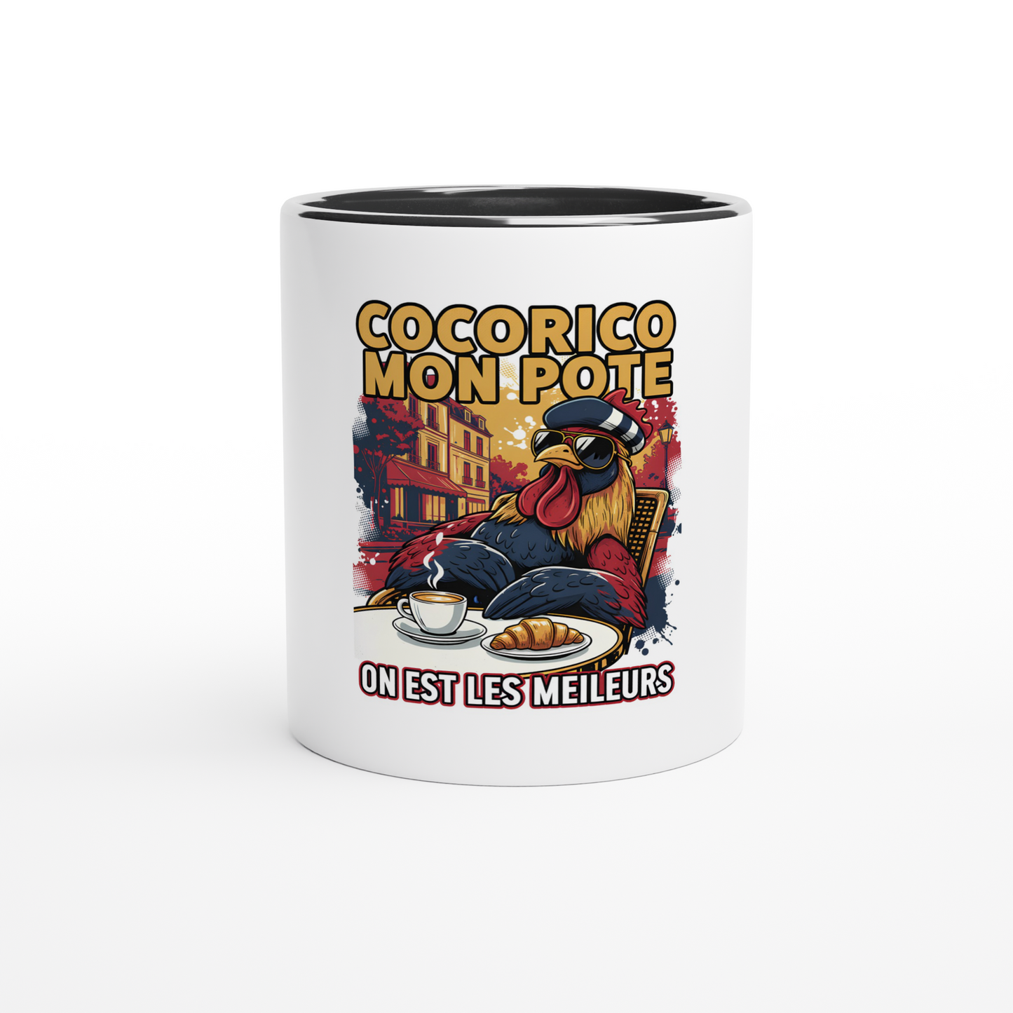 Keramiktasse "cocorico on est les meilleurs" mit 325 ml (11 oz)