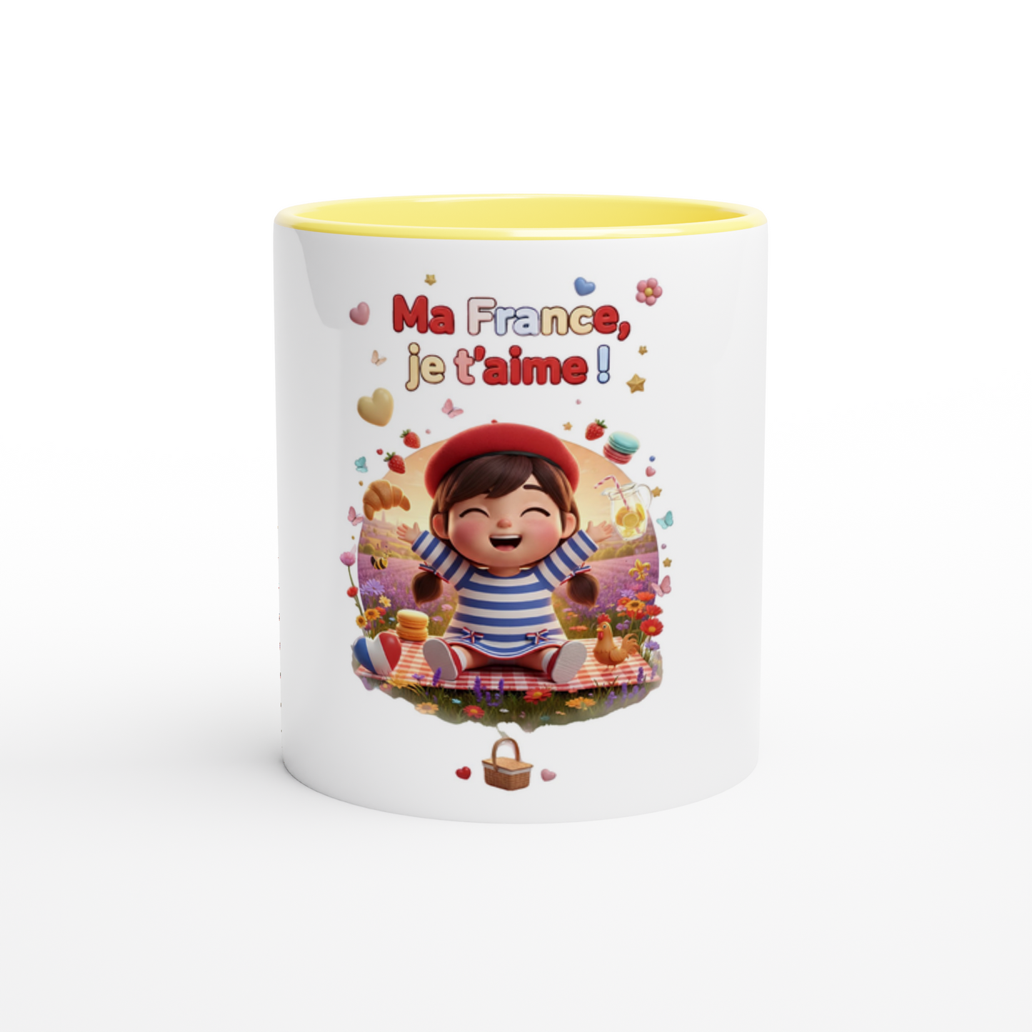Keramikbecher „Ma France je t'aime“ (325 ml)
