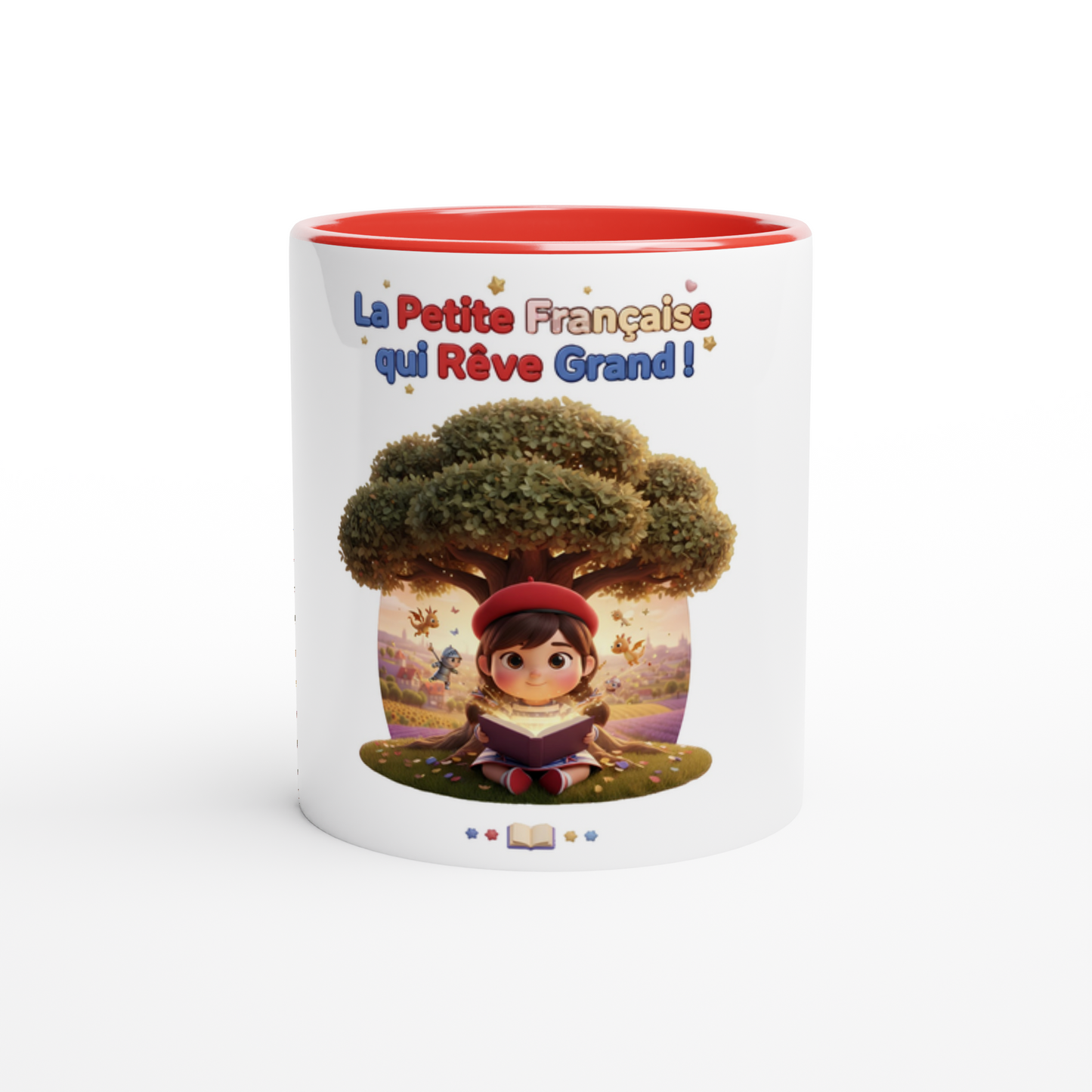 "Little French Girl Who Dreams Big" Ceramic Mug - 325 ml (11 oz)