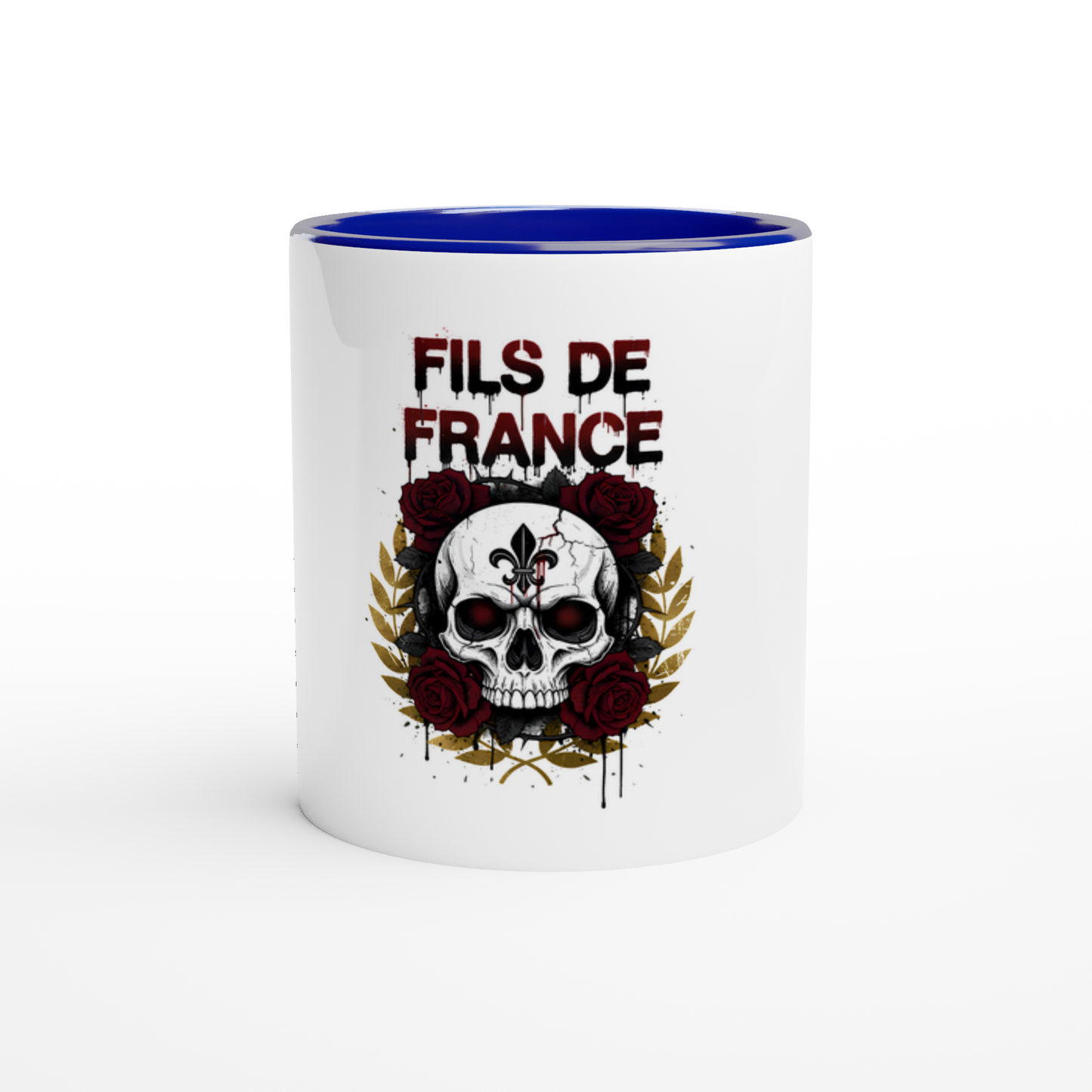 325ml (11oz) Ceramic "Fils de France" Mug
