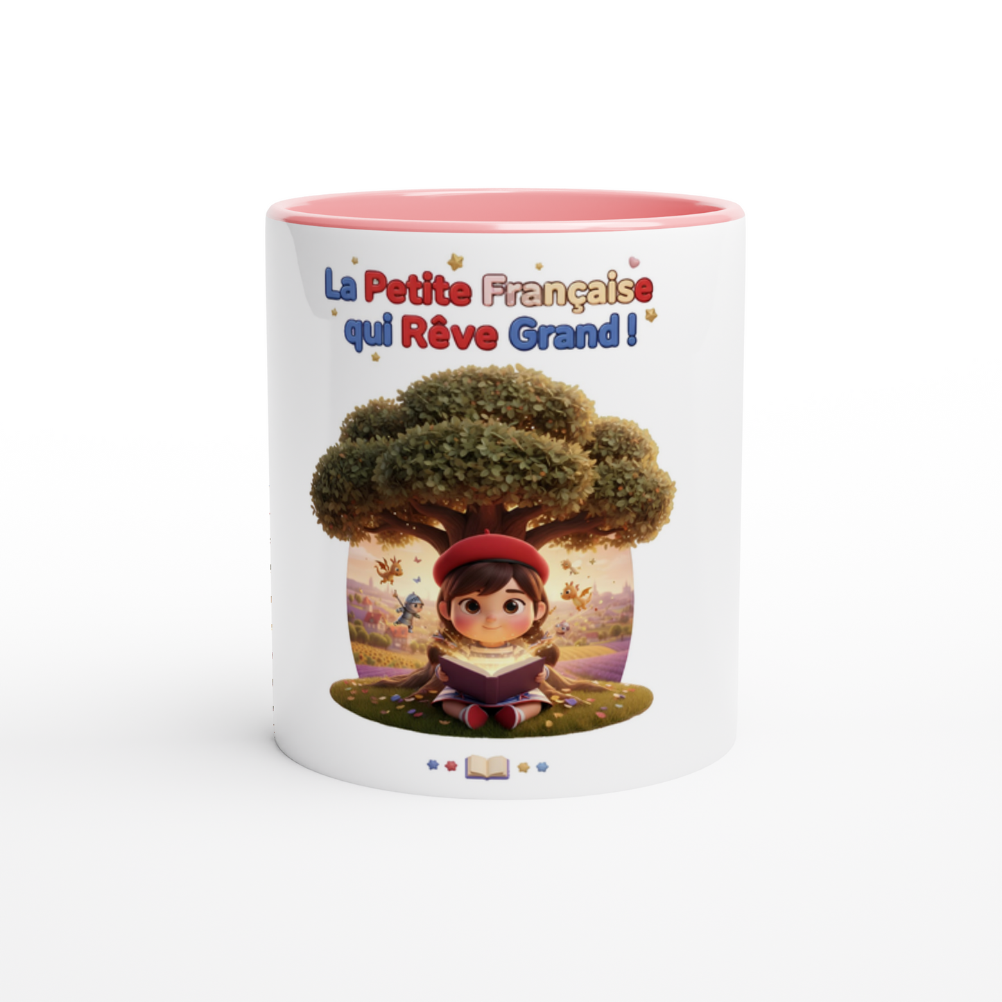 "Little French Girl Who Dreams Big" Ceramic Mug - 325 ml (11 oz)