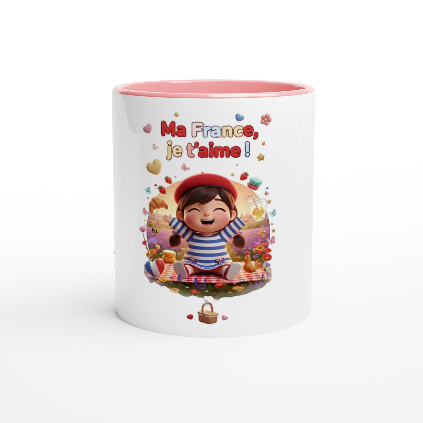 Keramikbecher „Ma France je t'aime“ (325 ml)