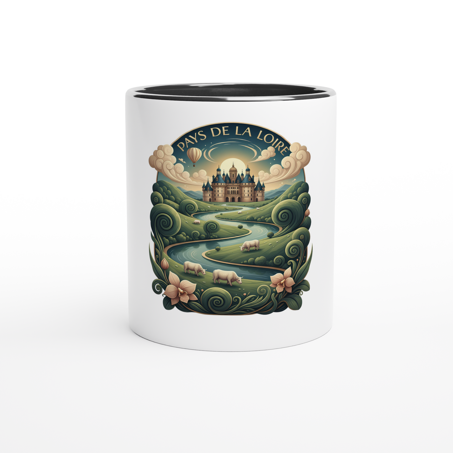 Loire Valley ceramic mug 325 ml (11 oz)