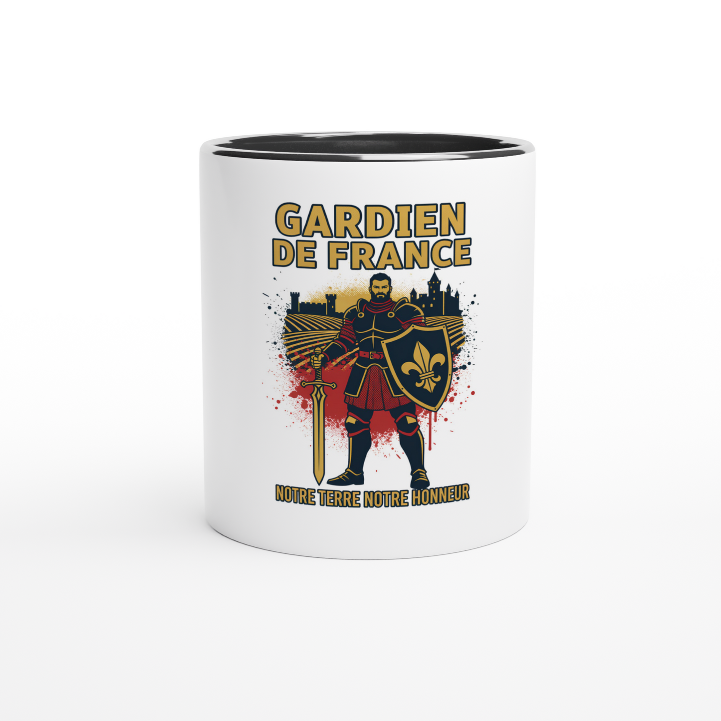 Keramikbecher Frankreich-Wächter 325 ml (11 oz)