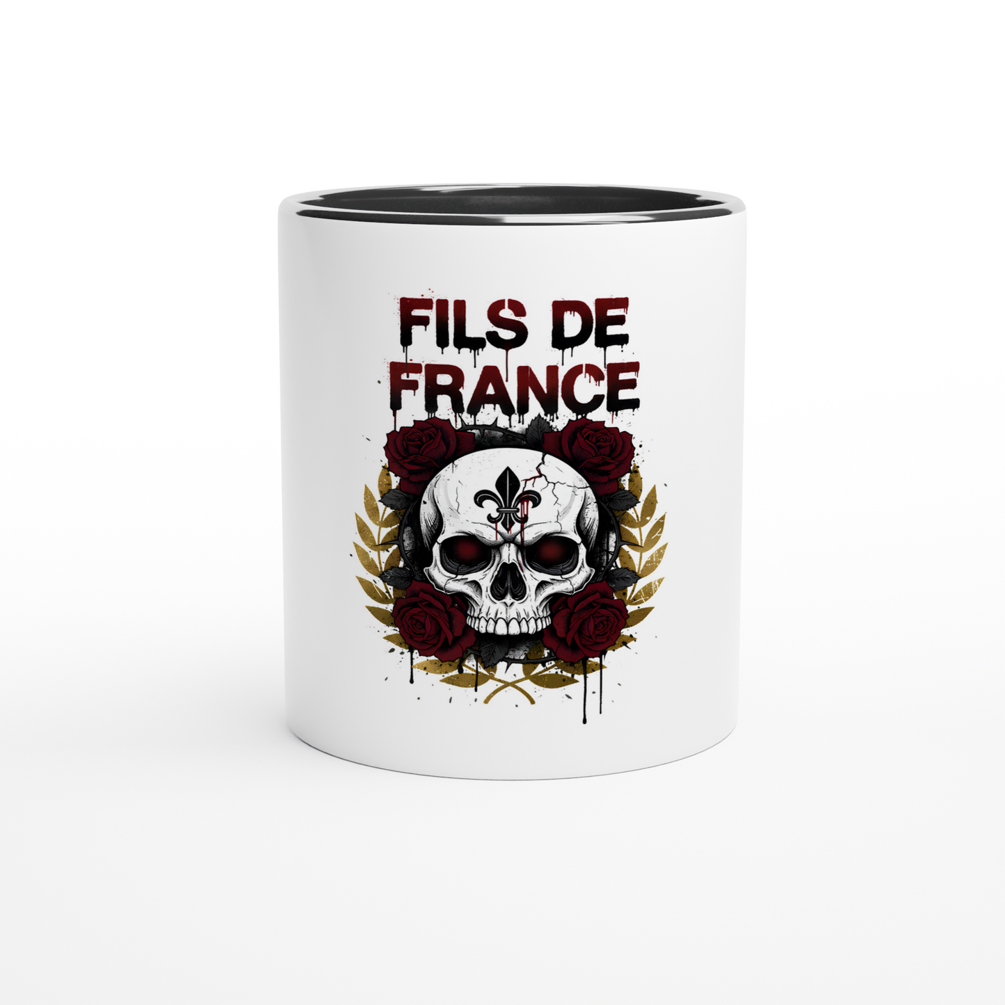 325ml (11oz) Ceramic "Fils de France" Mug