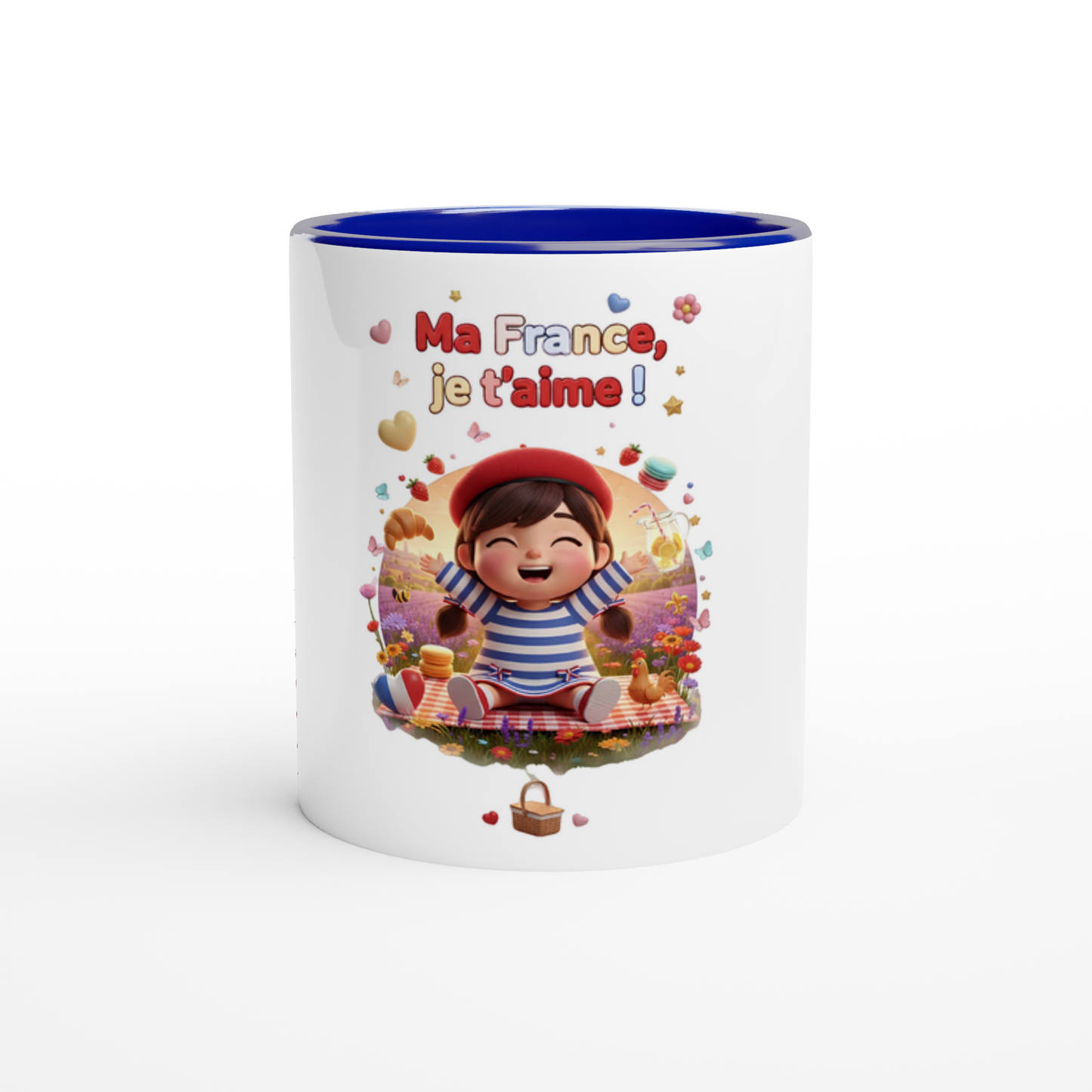 Keramikbecher „Ma France je t'aime“ (325 ml)