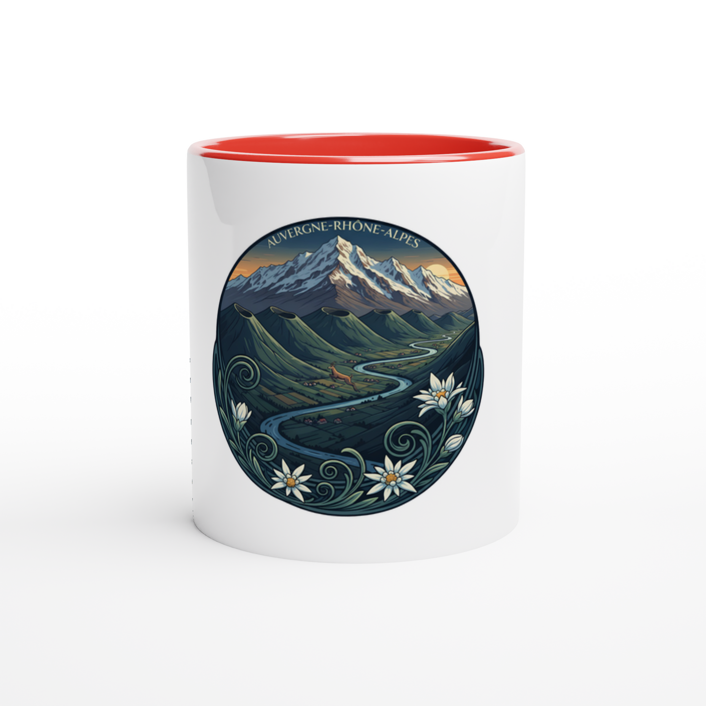 - 325 ml (11 oz) Keramiktasse Auvergne-Rhône-Alpes