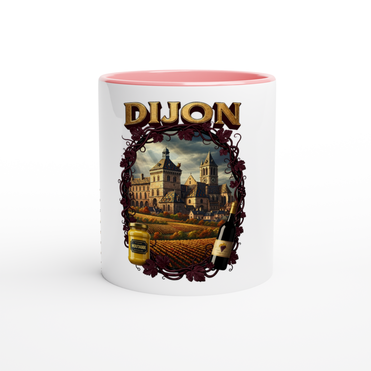 Keramiktasse Dijon Stadt Frankreich 325 ml (11 oz)