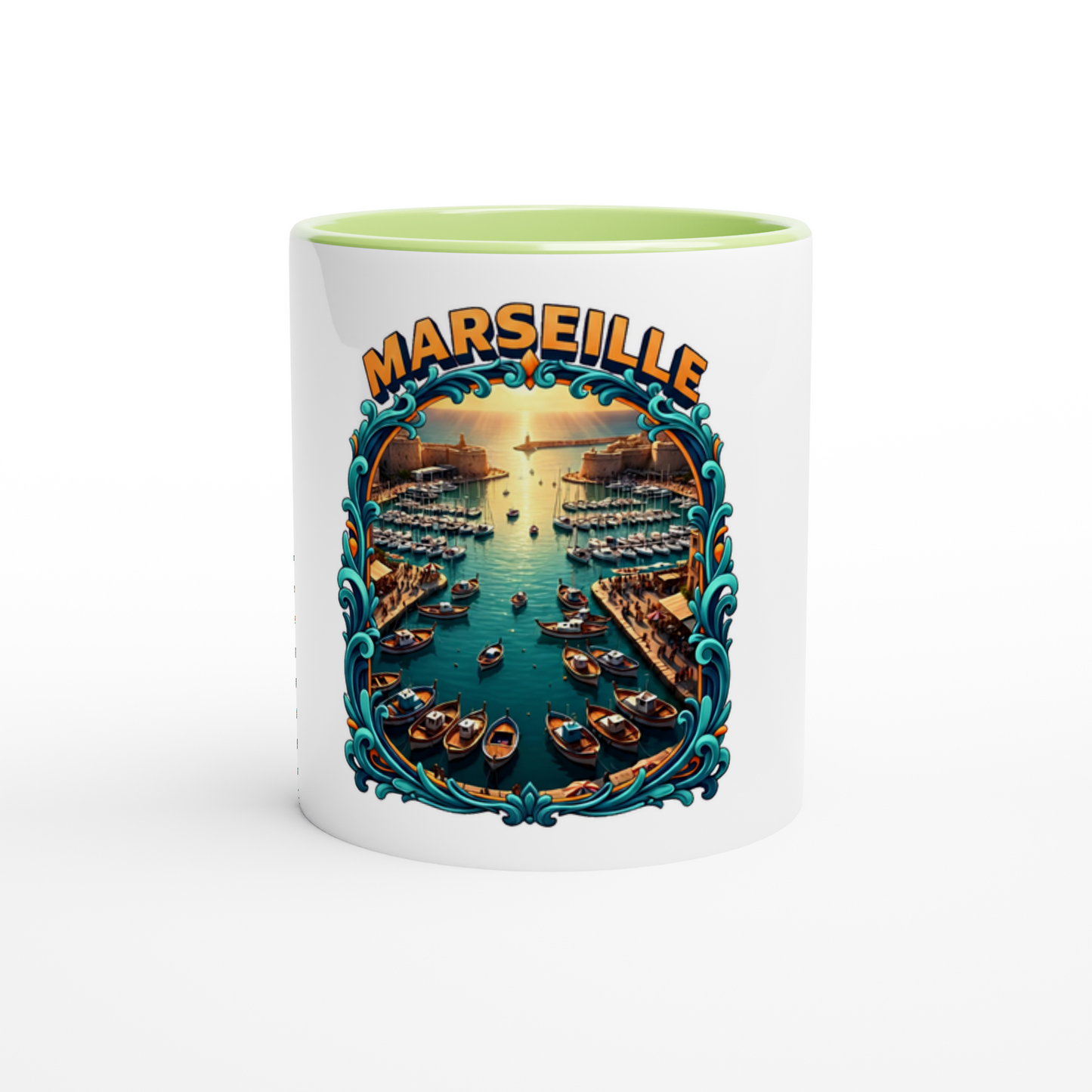 Keramikbecher der französischen Städte Marseille, 325 ml (11 oz)