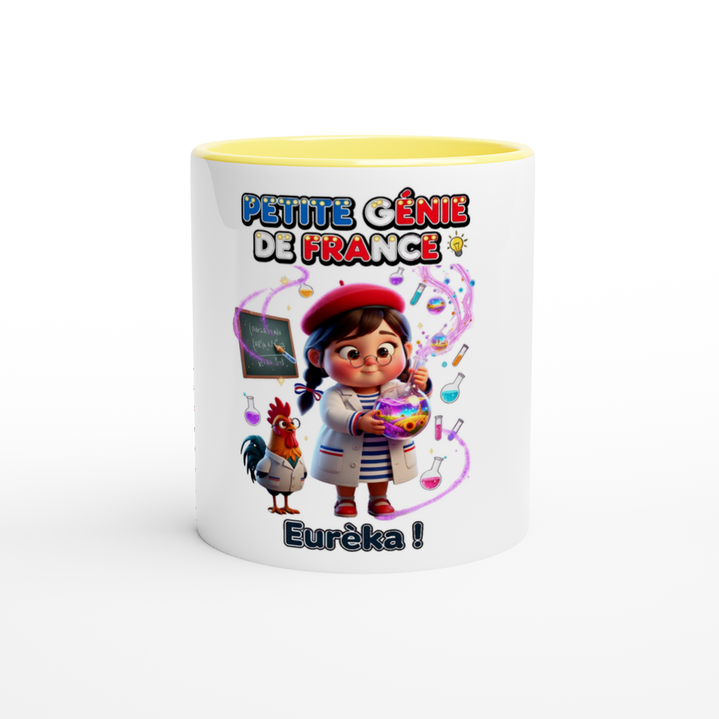 Keramikbecher "kleines Genie aus Frankreich" – 325 ml (11 oz)