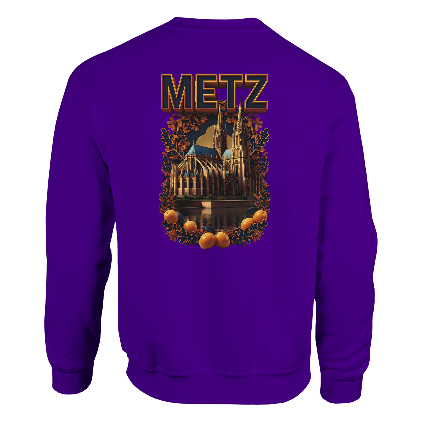 Unisex Sweatshirt Metz France City Classic Crewneck | Gildan® 18000
