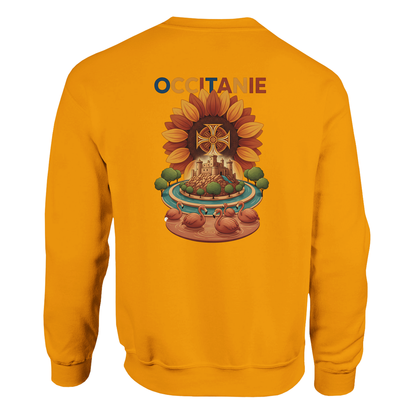 Unisex-Sweatshirt, klassischer Rundhalsausschnitt Occitanie | Gildan® 18000