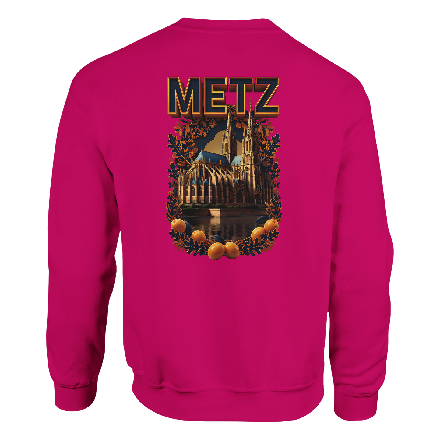 Unisex Sweatshirt Metz France City Classic Crewneck | Gildan® 18000