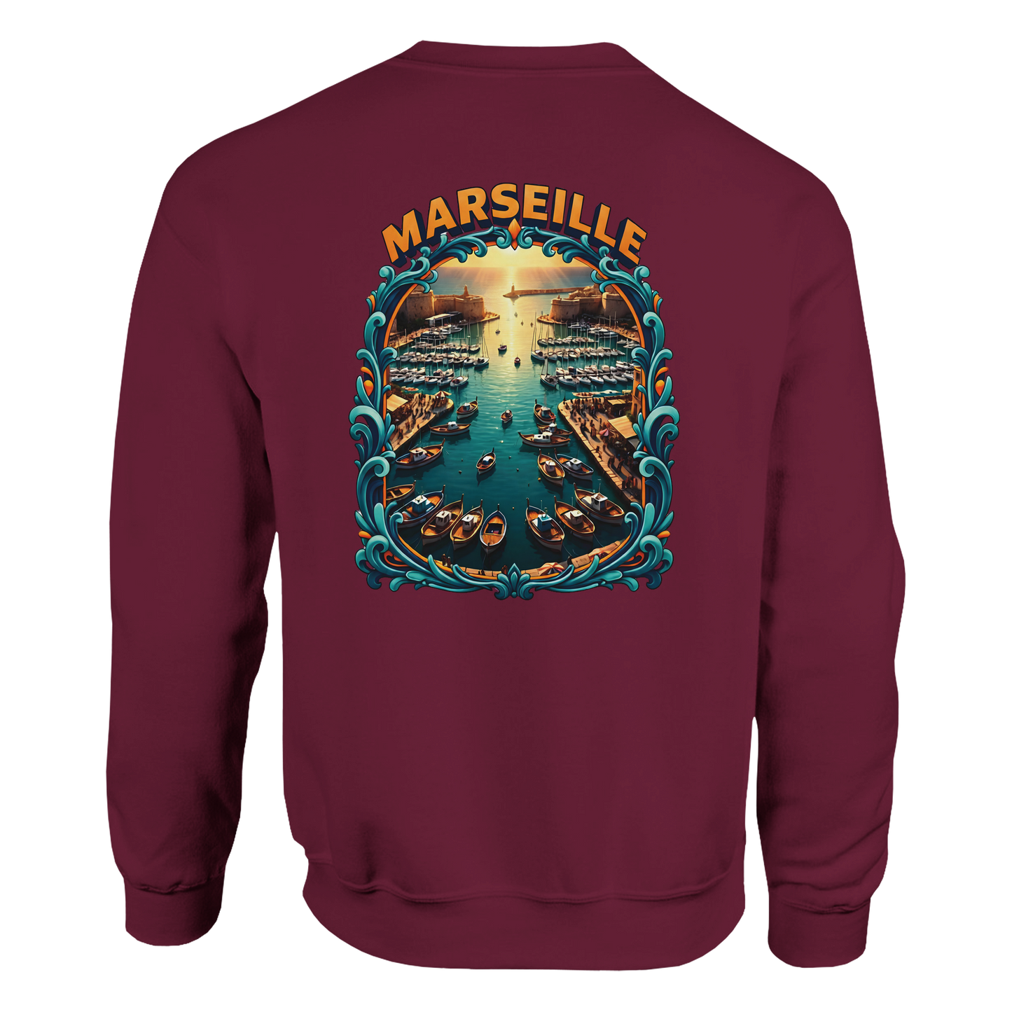 Unisex-Sweatshirt Marseilles Klassisches Rundhals-Sweatshirt | Gildan® 18000